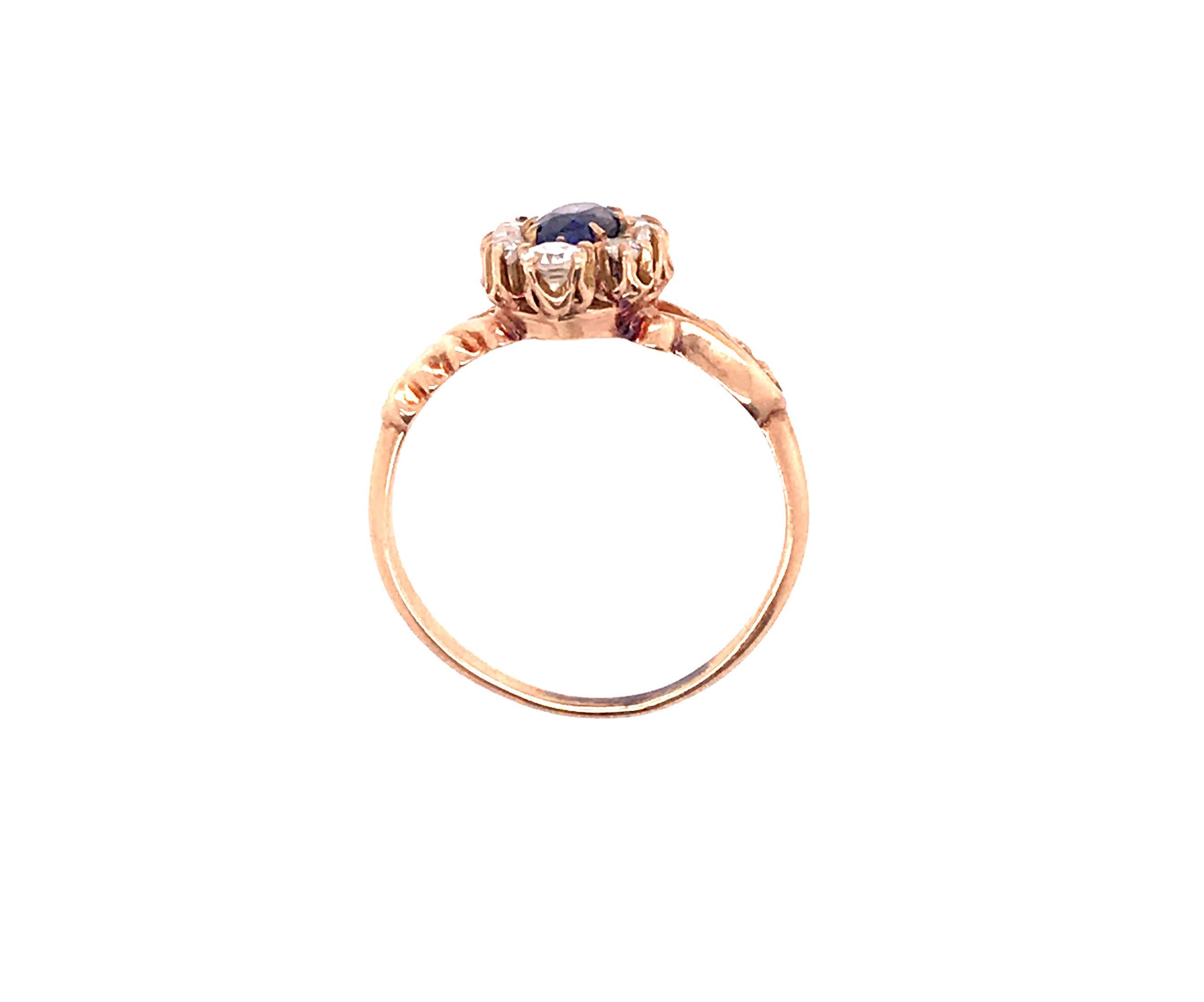 Vintage Edwardian Sapphire Diamond Engagement Ring 1.10 Carat Oval 14K Yellow Gold



Featuring a .78ct Genuine Natural Blue Oval Sapphire Center

Bright Oval Sapphire Radiates Rich Royal Blue Hues 

Enticed with Twinkling Rose Cut and Two Large