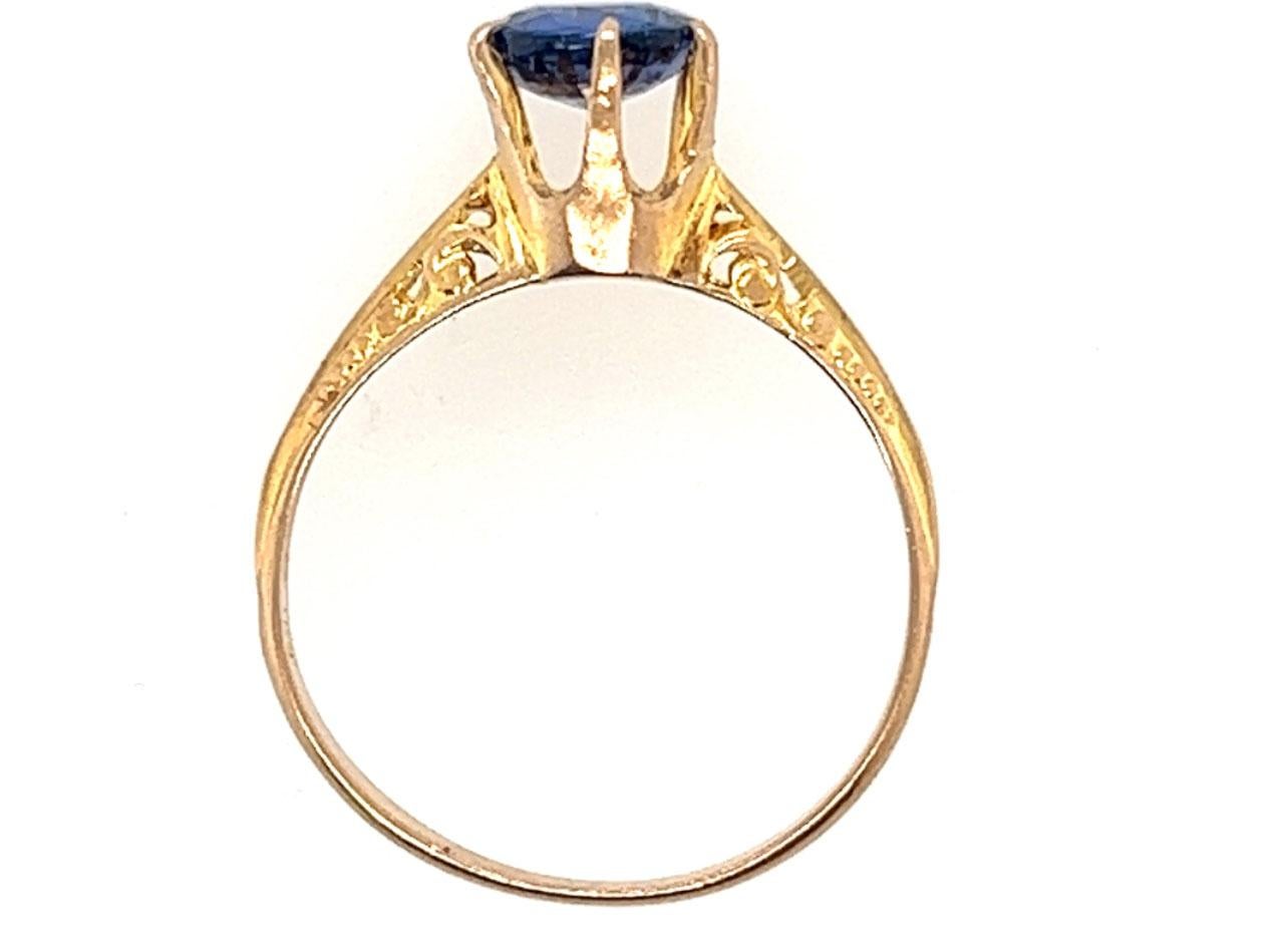 Genuine Original Antique from 1900's Sapphire Ring 1.25ct Round Solitaire Original Edwardian Antique Filigree


Features a Genuine Natural 1.25ct Round Sapphire Gemstone Center

Hand Carved Filigreel 

Lavish Blue Sapphire 

100% Natural Sapphire