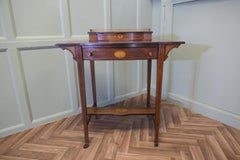 Edwardian Satin Walnut Ladies Writing Desk