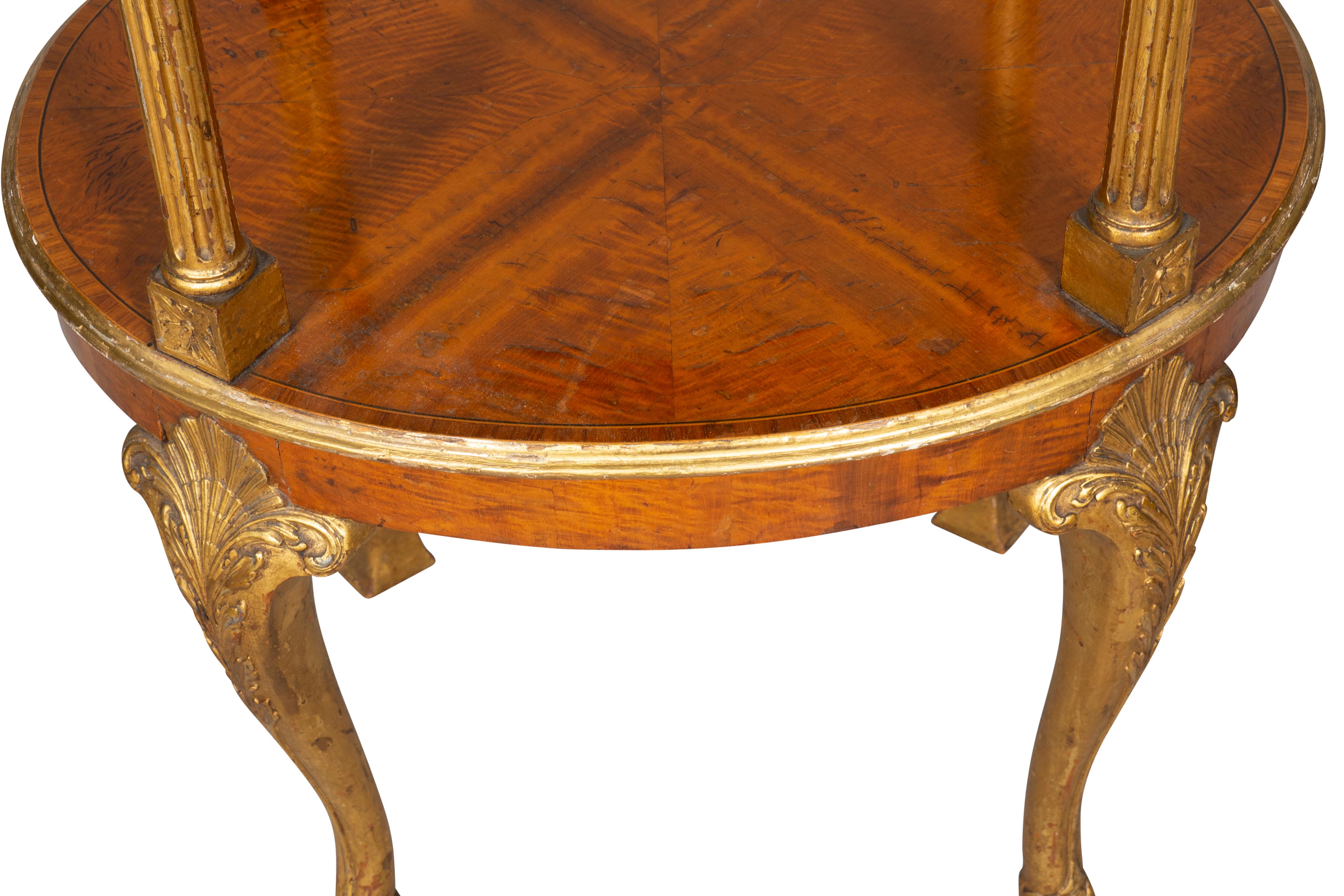 Edwardian Satinwood and Gilded Table For Sale 3