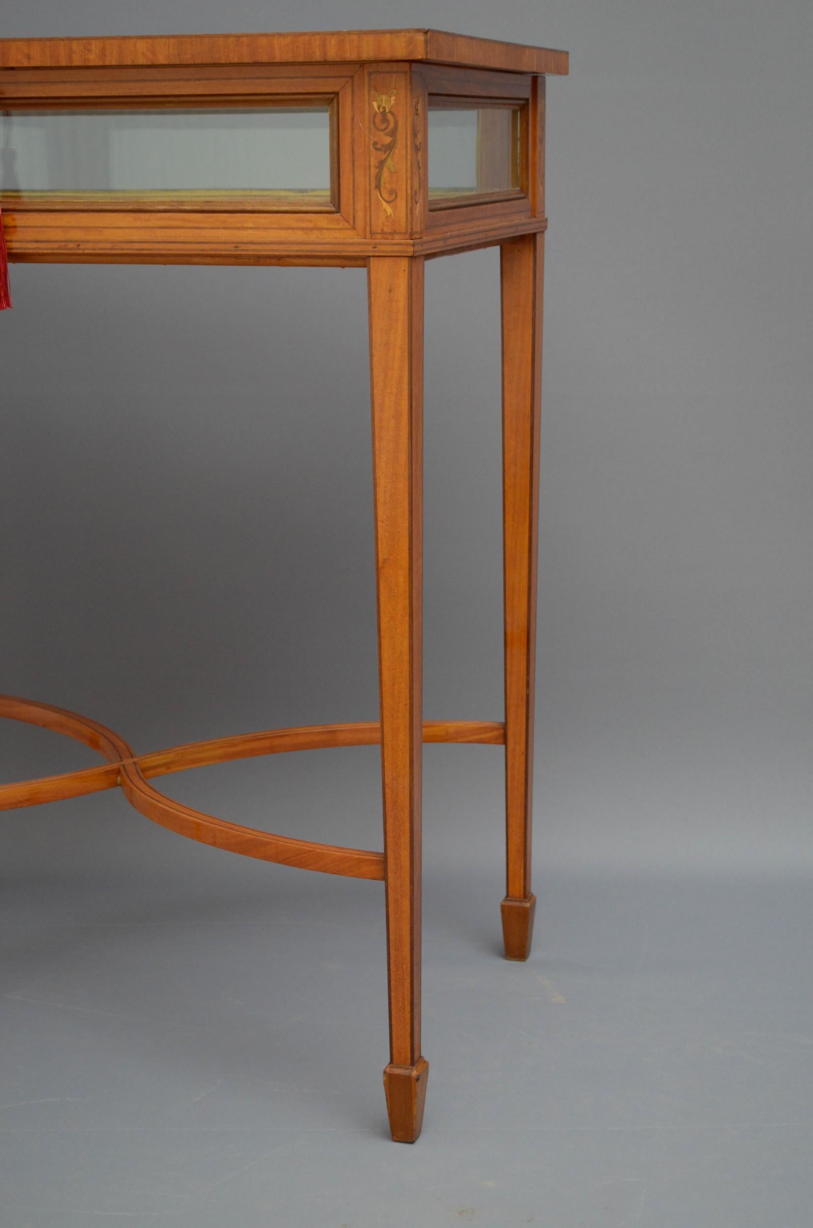 Edwardian Satinwood and Inlaid Bijouterie Table 8