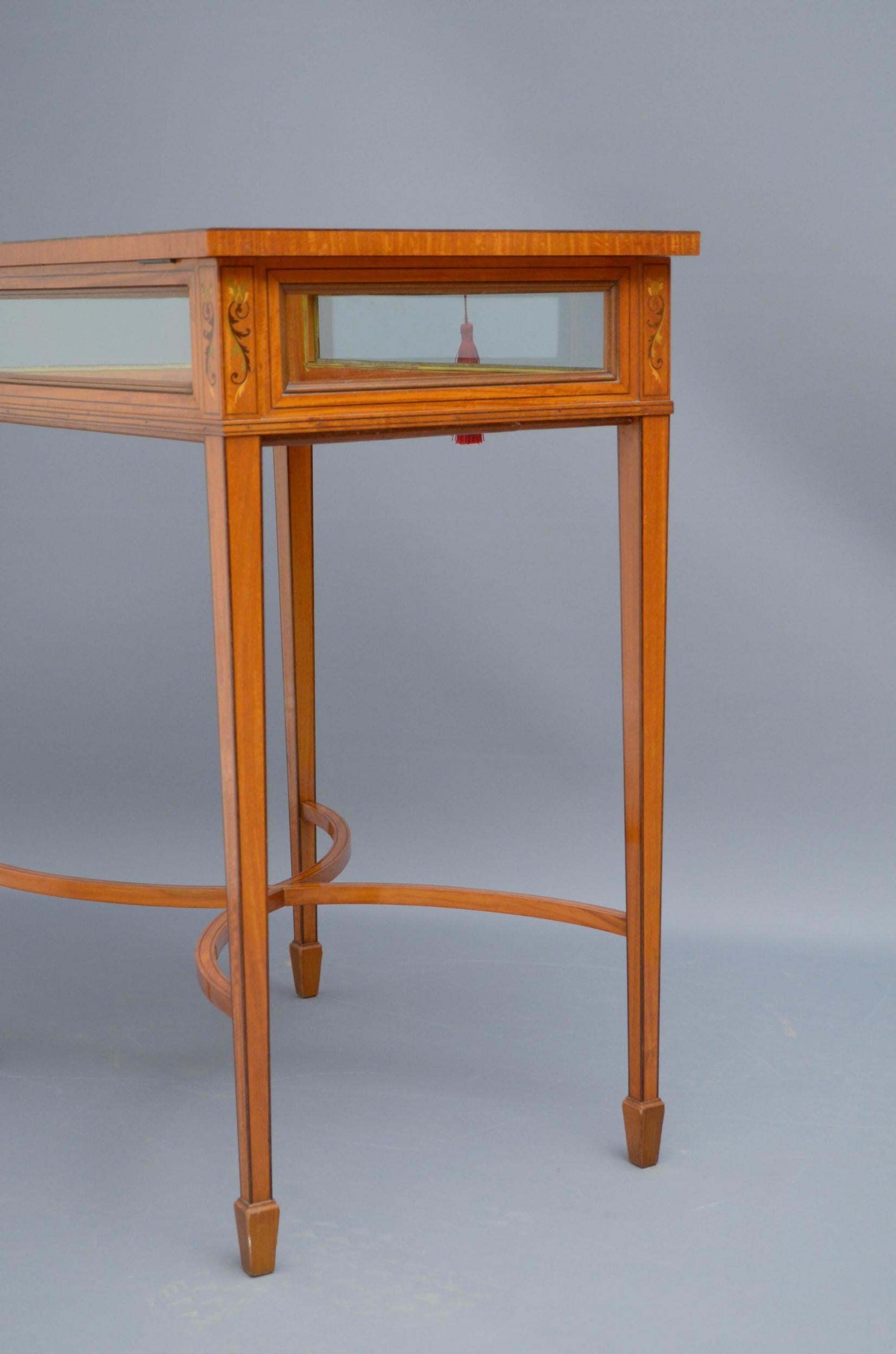 Edwardian Satinwood and Inlaid Bijouterie Table 14