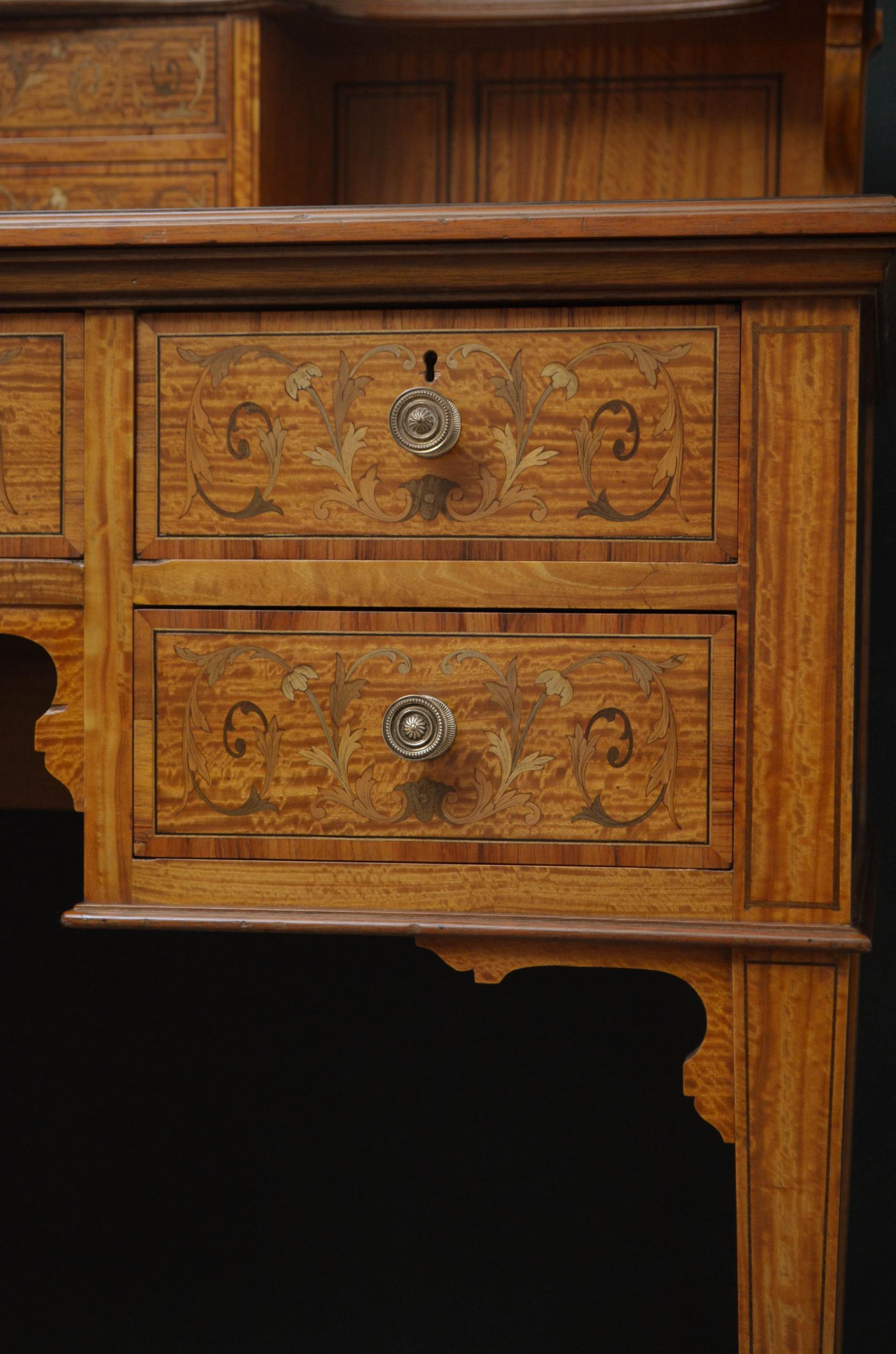 Edwardian Satinwood Dressing Table 8