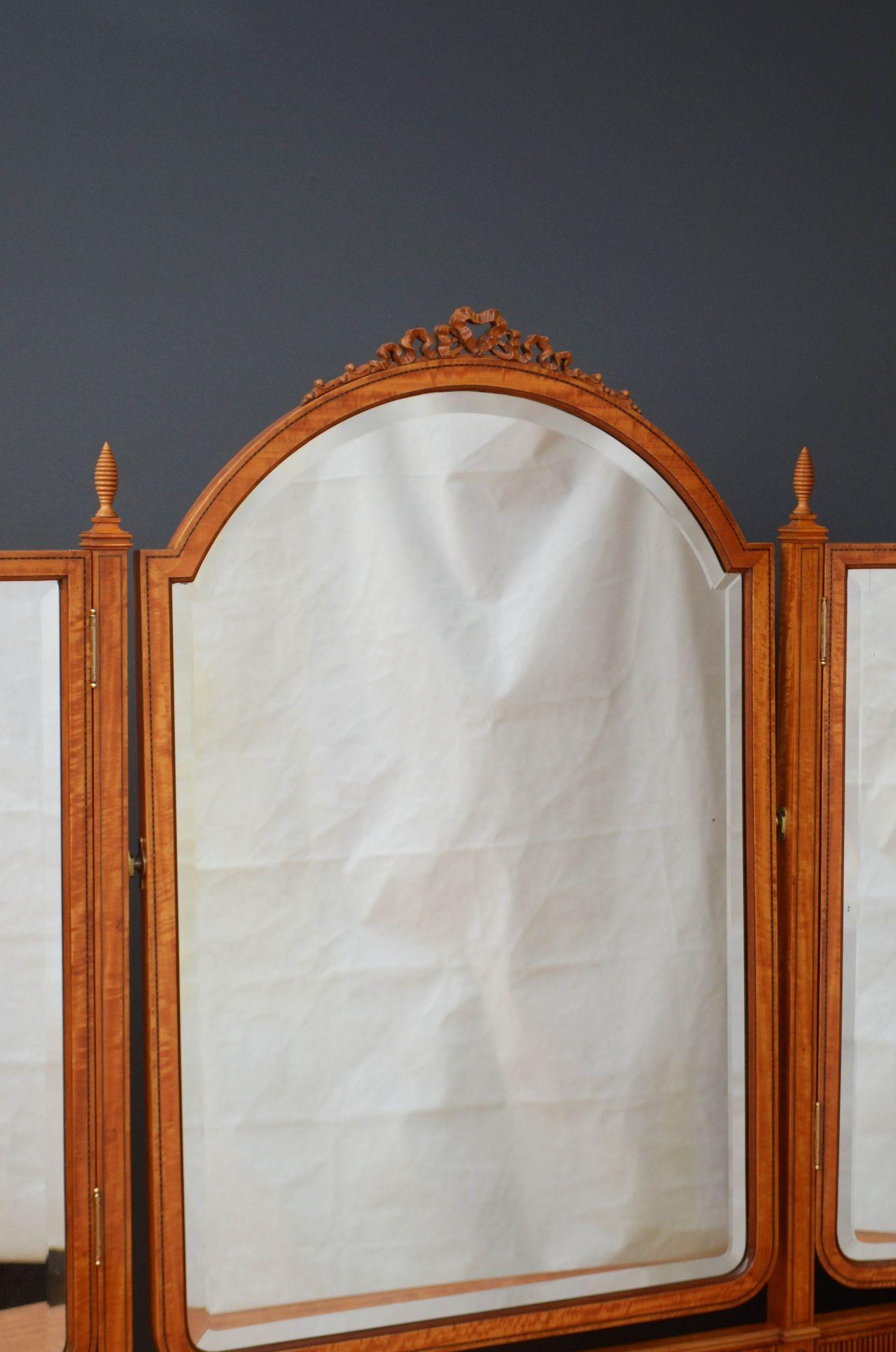 Edwardian Satinwood Dressing Table 1