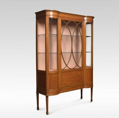 Edwardian Satinwood Inlaid Display Cabinet
