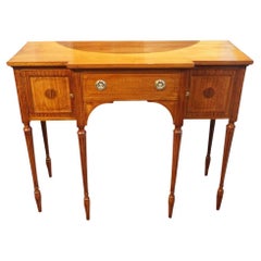 Antique Edwardian Satinwood Small Sideboard