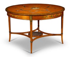 Edwardian Satinwood Table