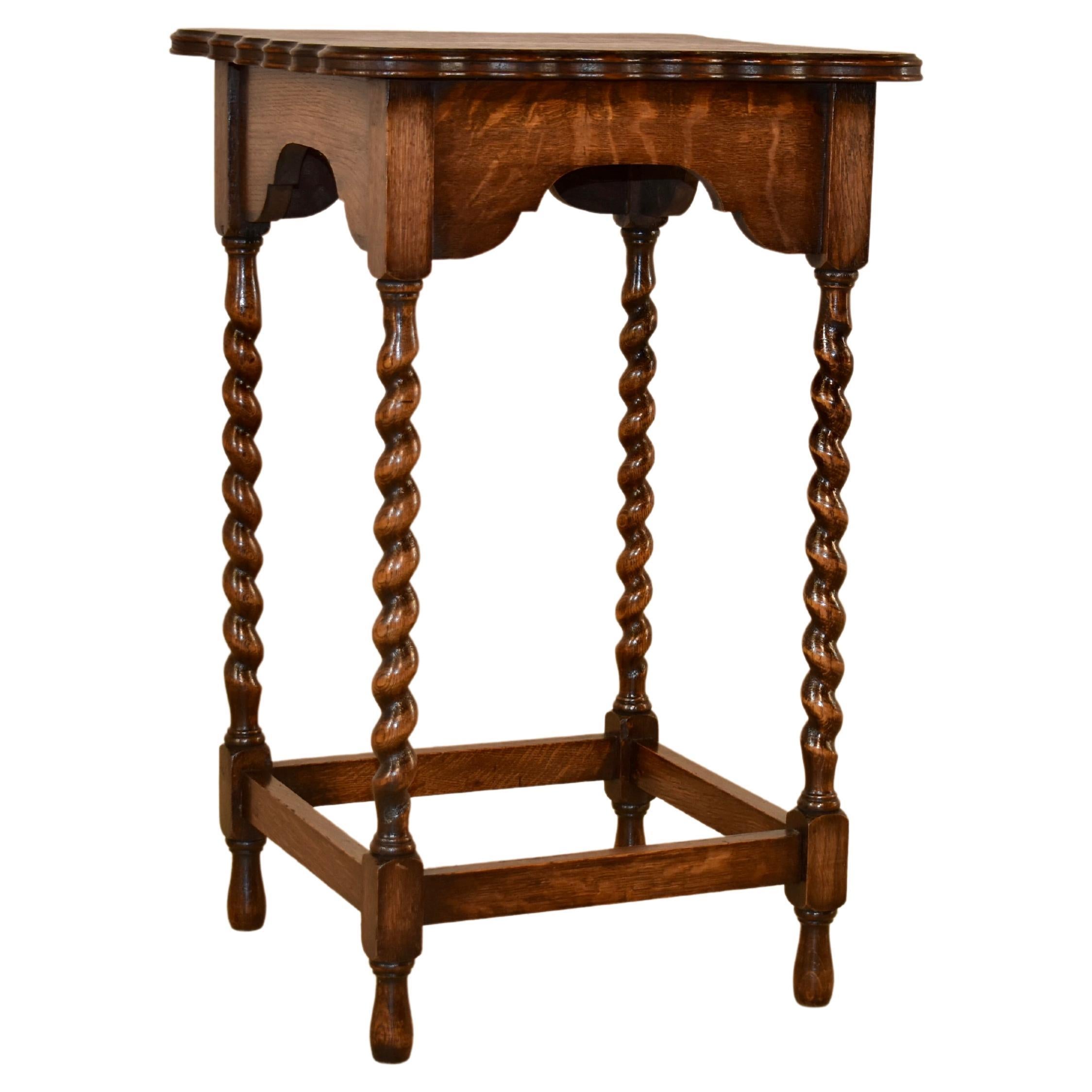 Edwardian Scalloped Side Table, Circa 1900 For Sale