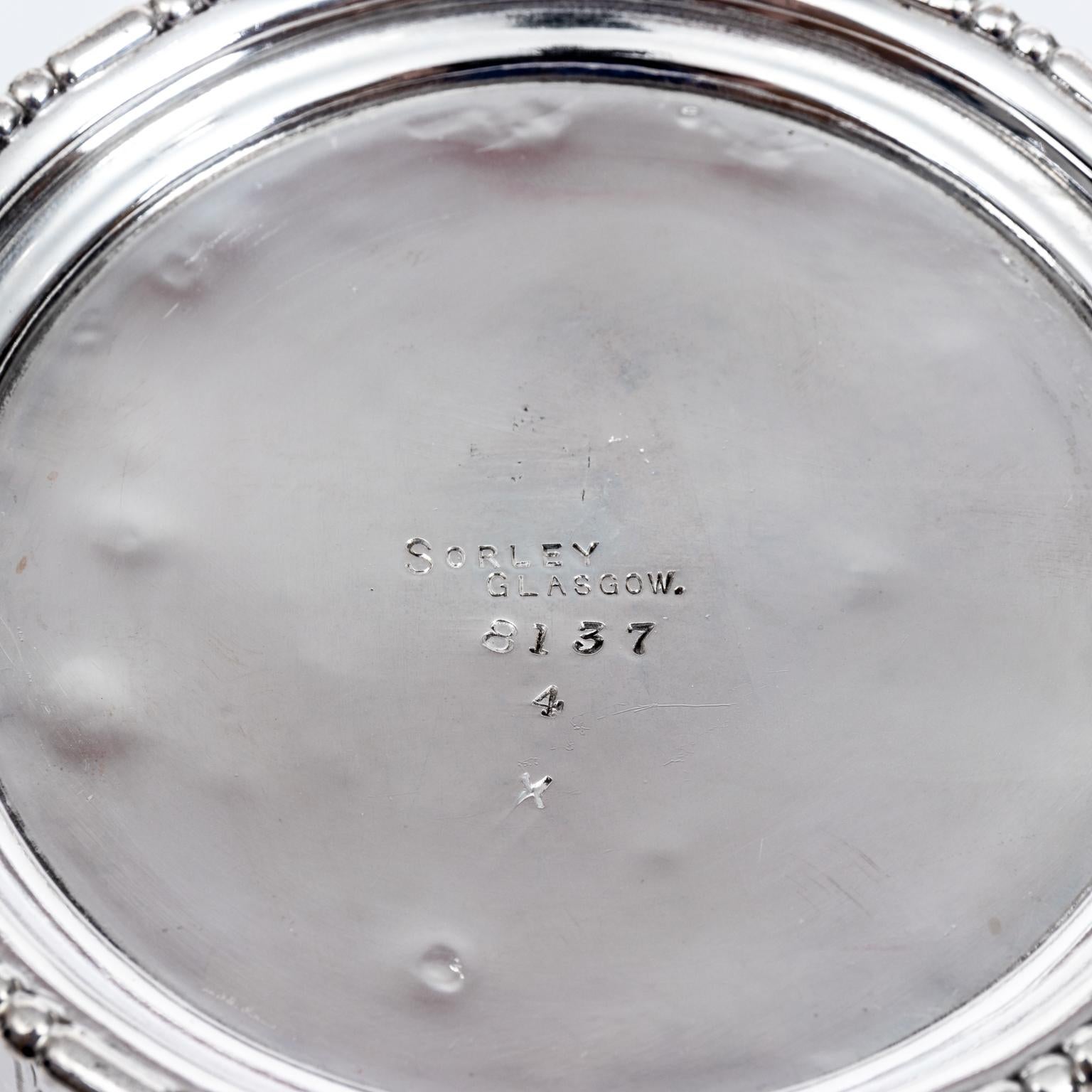 Silver Plate Edwardian Scottish Cache Pot