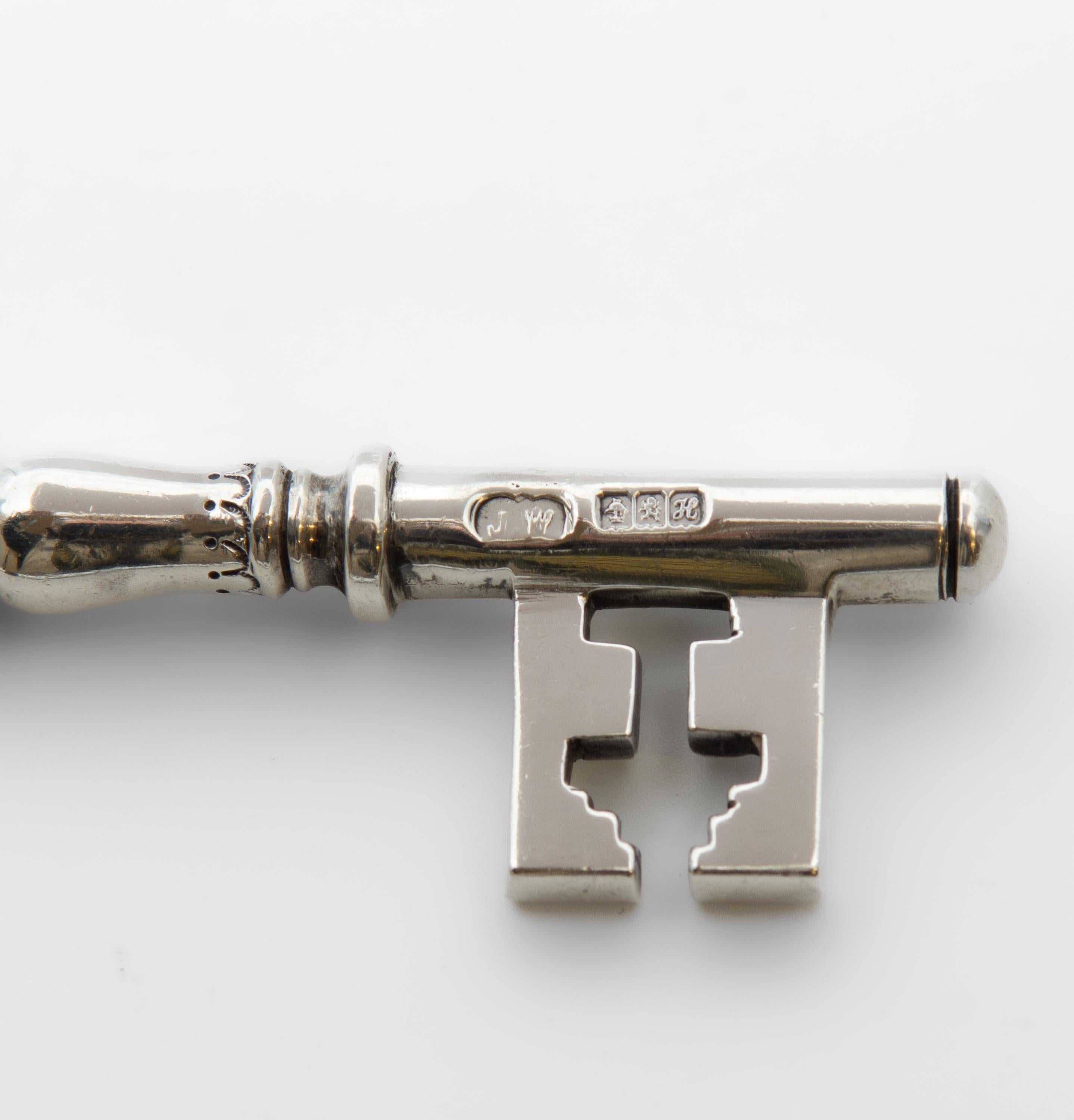 Llave de presentación de plata escocesa eduardiana para el Perry Bandstand 1905 en Bueno estado para la venta en Norwich, GB