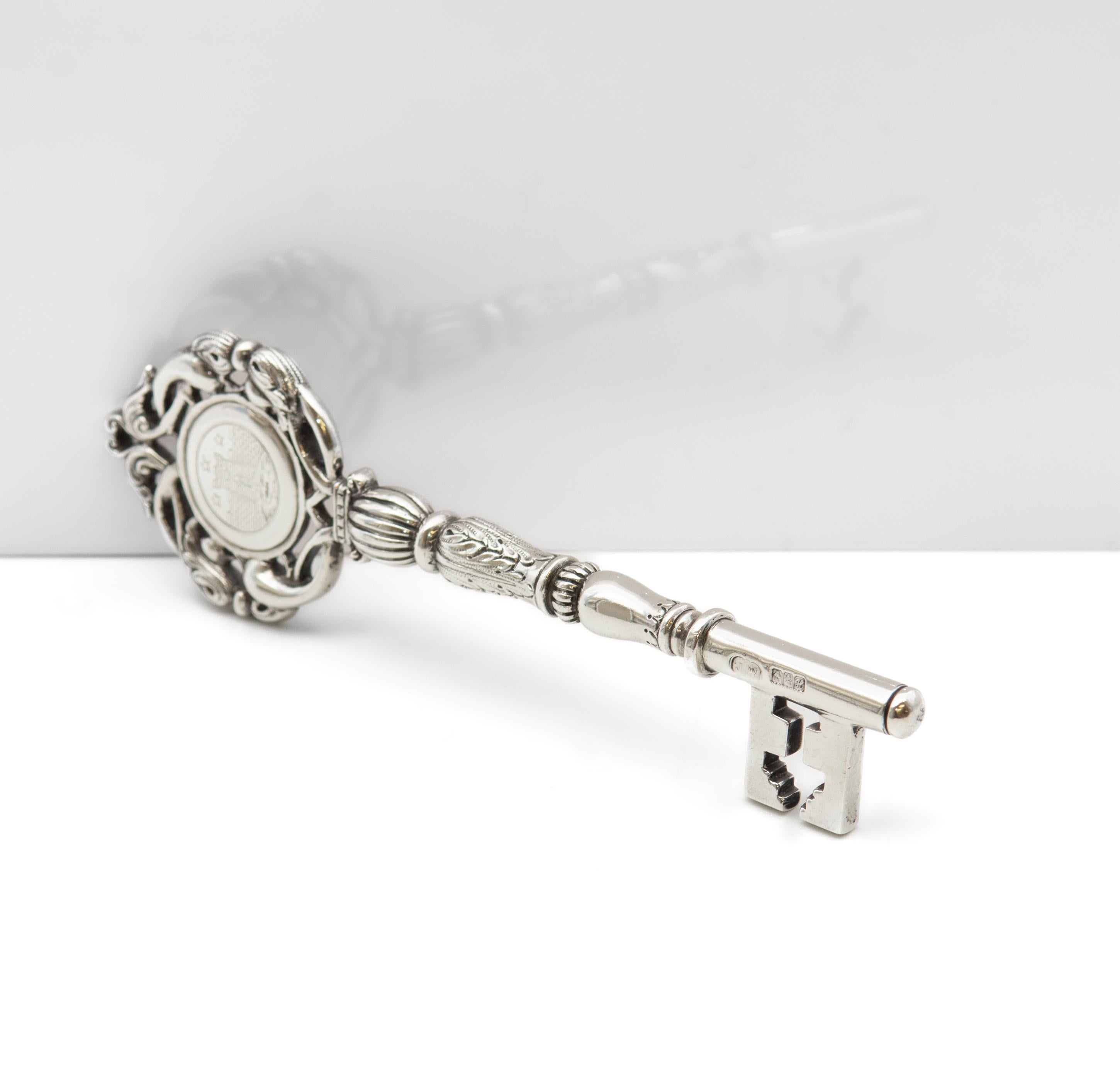 Edwardian Scottish Silver Presentation Key For The Perry Bandstand 1905 For Sale 2
