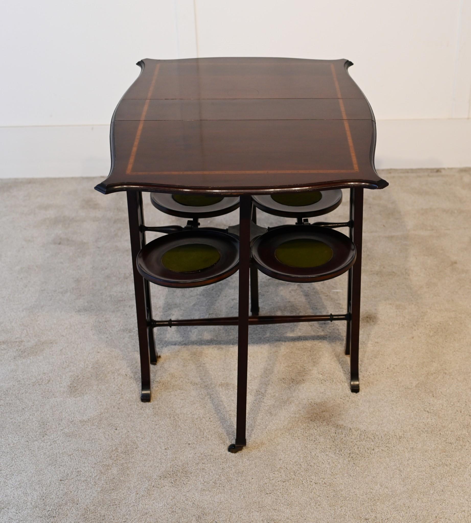 Edwardian Serving Table Cake Stand Art Nouveau 1900 For Sale 2