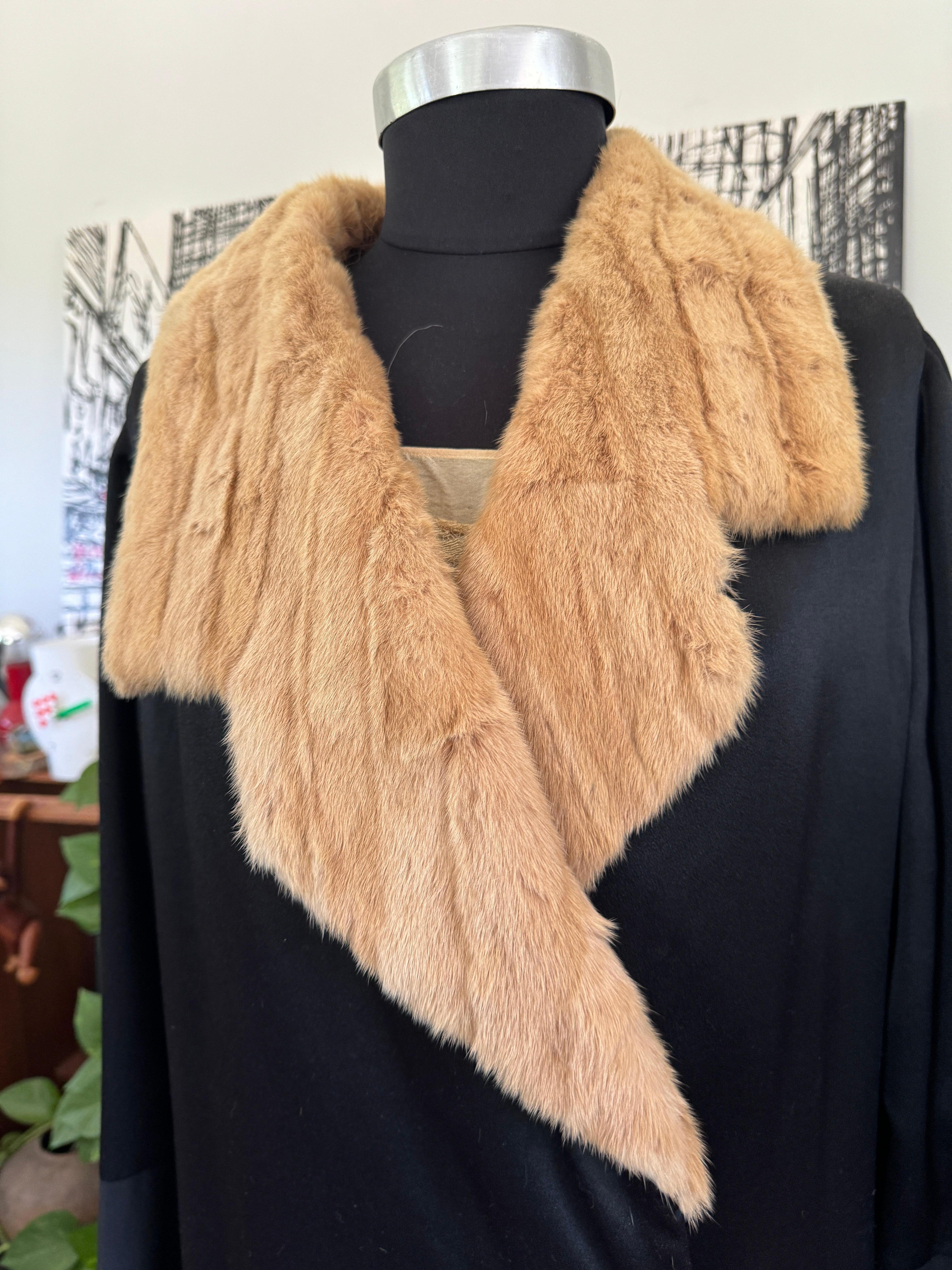 Edwardian Silk Ermine Fur Duster Coat For Sale 3