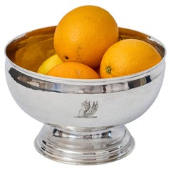 Cuenco eduardiano de plata
