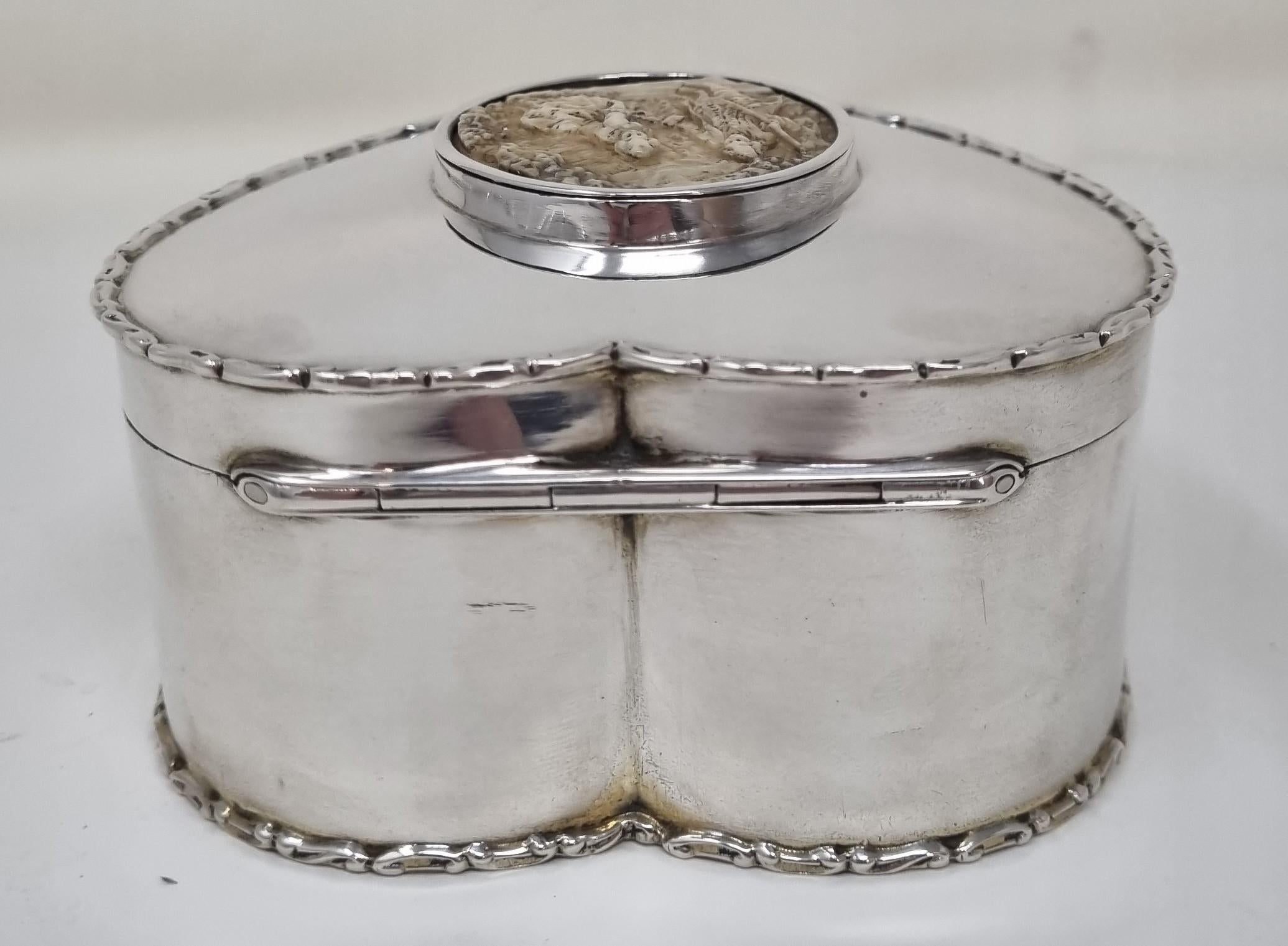 Edwardian Silver Box For Sale 6