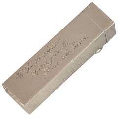 Edwardian Silver Butt Shooting Marker 'Ladykirk Estate' Berwickshire, 1907
