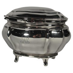 Caja de plata eduardiana Hallmark de Londres 1909