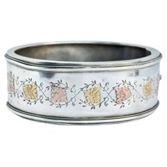 Edwardian Silver Decorative Bangle