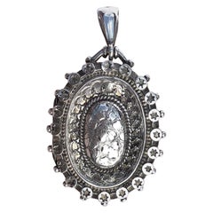 Edwardian Silver Detailed Locket