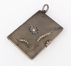 Edwardian Silver Gilt Love Locket