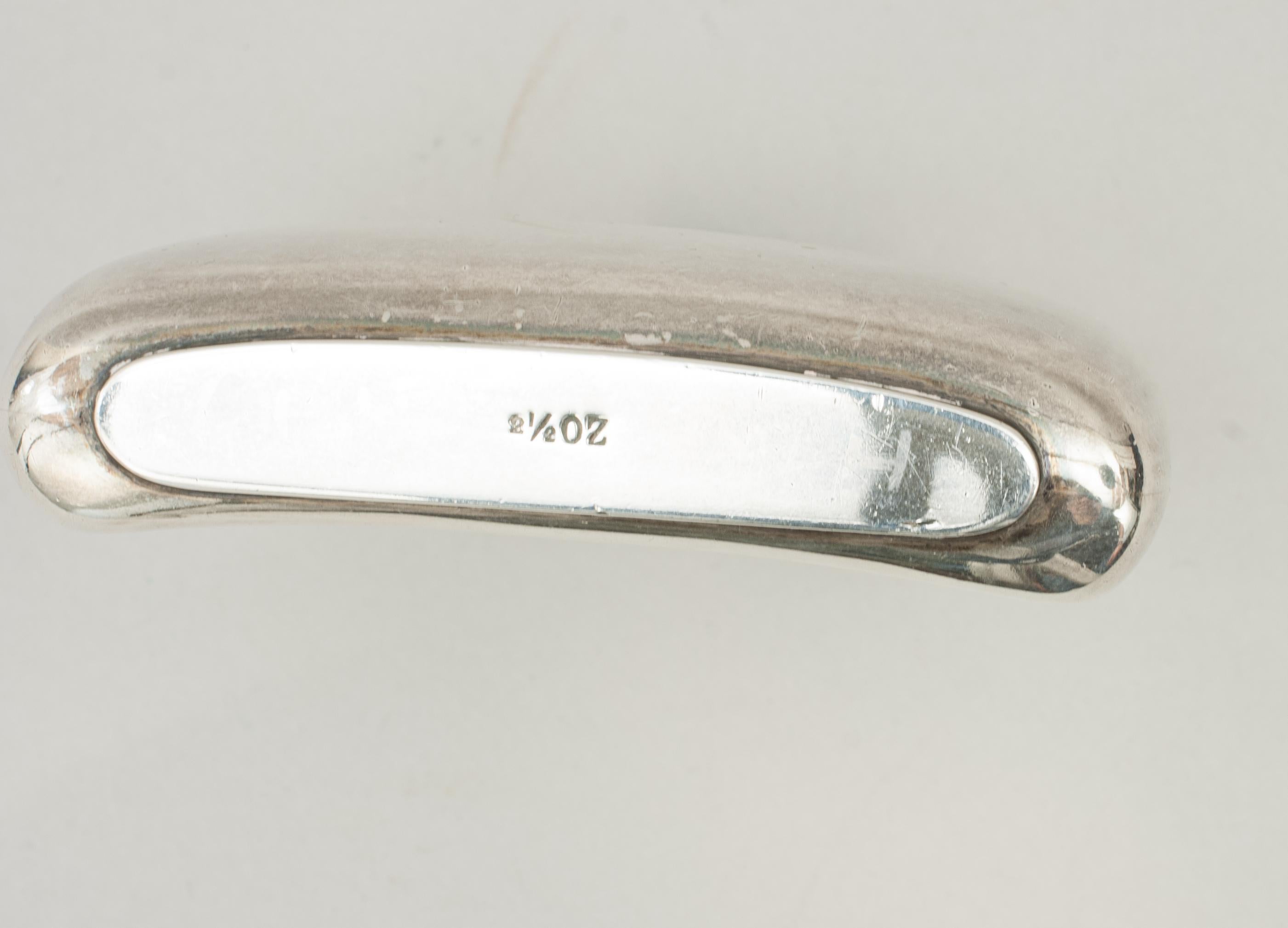 Edwardian Silver Hip Flask by Atkin Bros, Sheffield 5