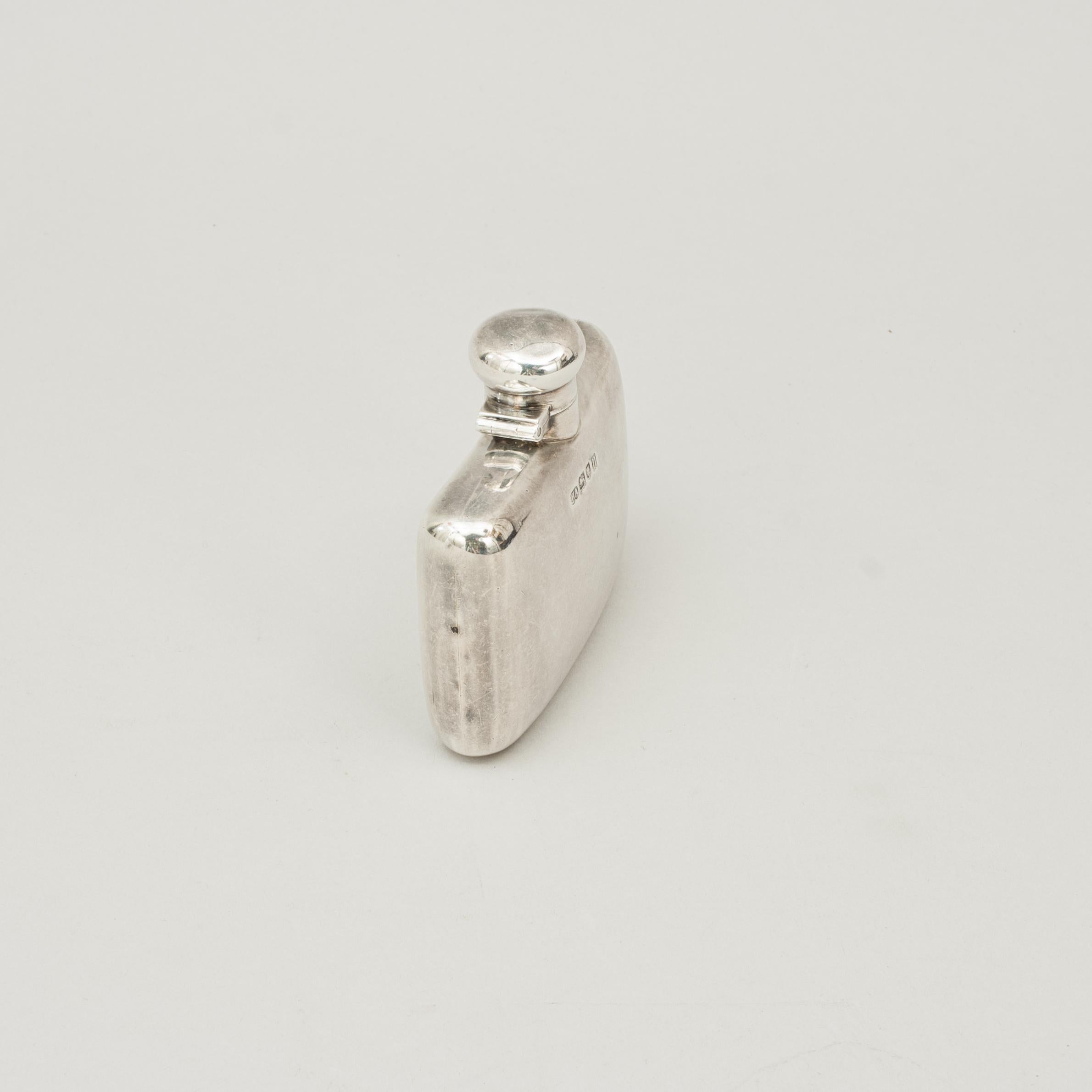 Edwardian Silver Hip Flask by Atkin Bros, Sheffield 6
