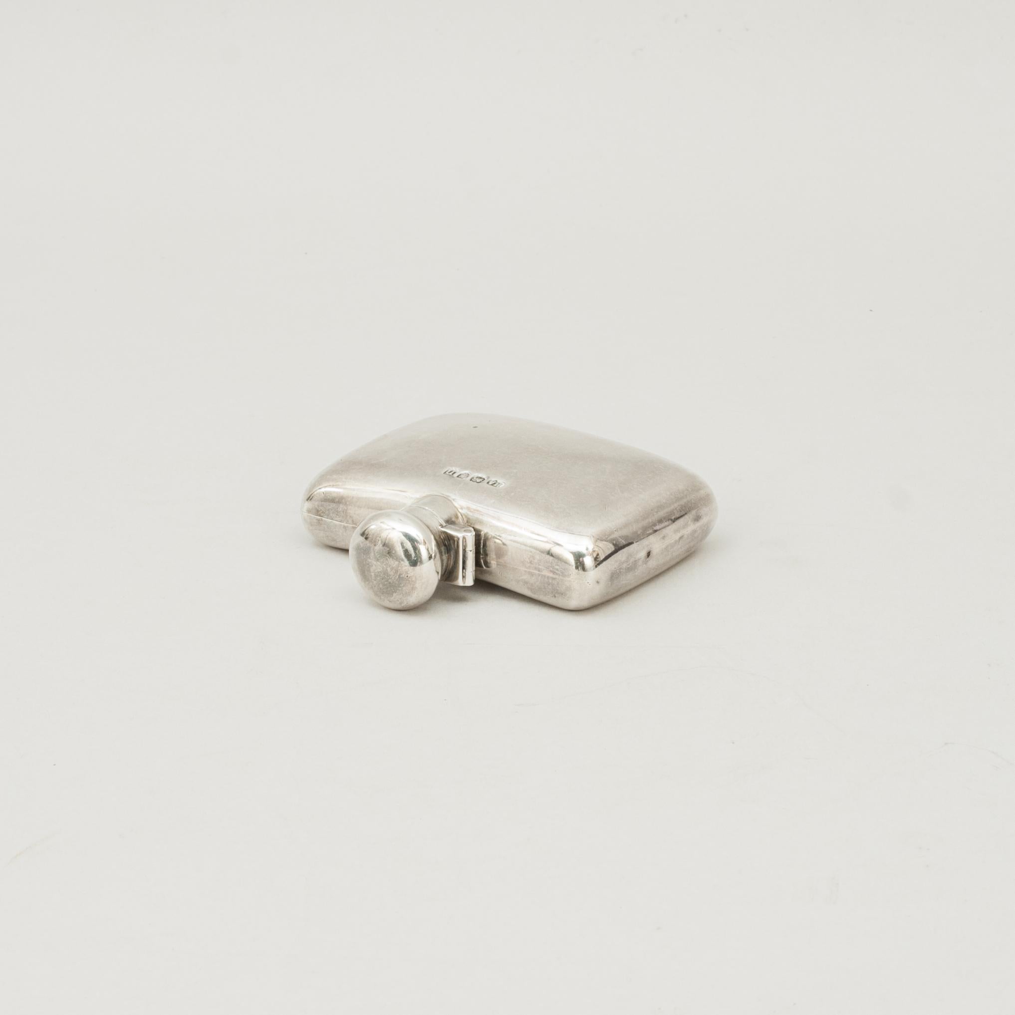 Edwardian Silver Hip Flask by Atkin Bros, Sheffield 2