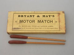 Edwardian Silver Motorcar Headlamp Match Box Case by Z Barraclough & Sons, 1907