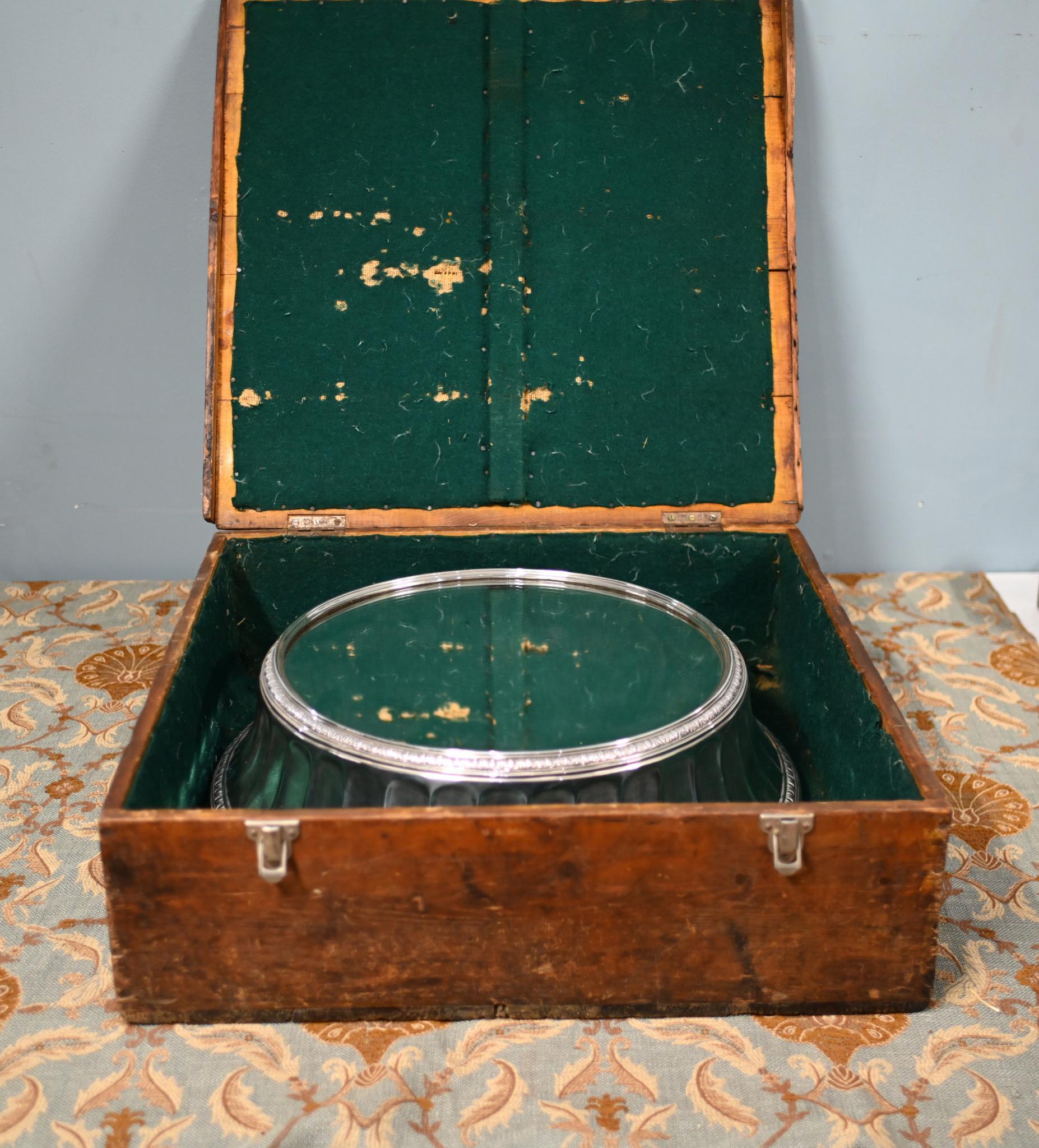 Edwardian Silver Plate Cake Stand Display Plateau Wedding Platter 1910 en vente 5