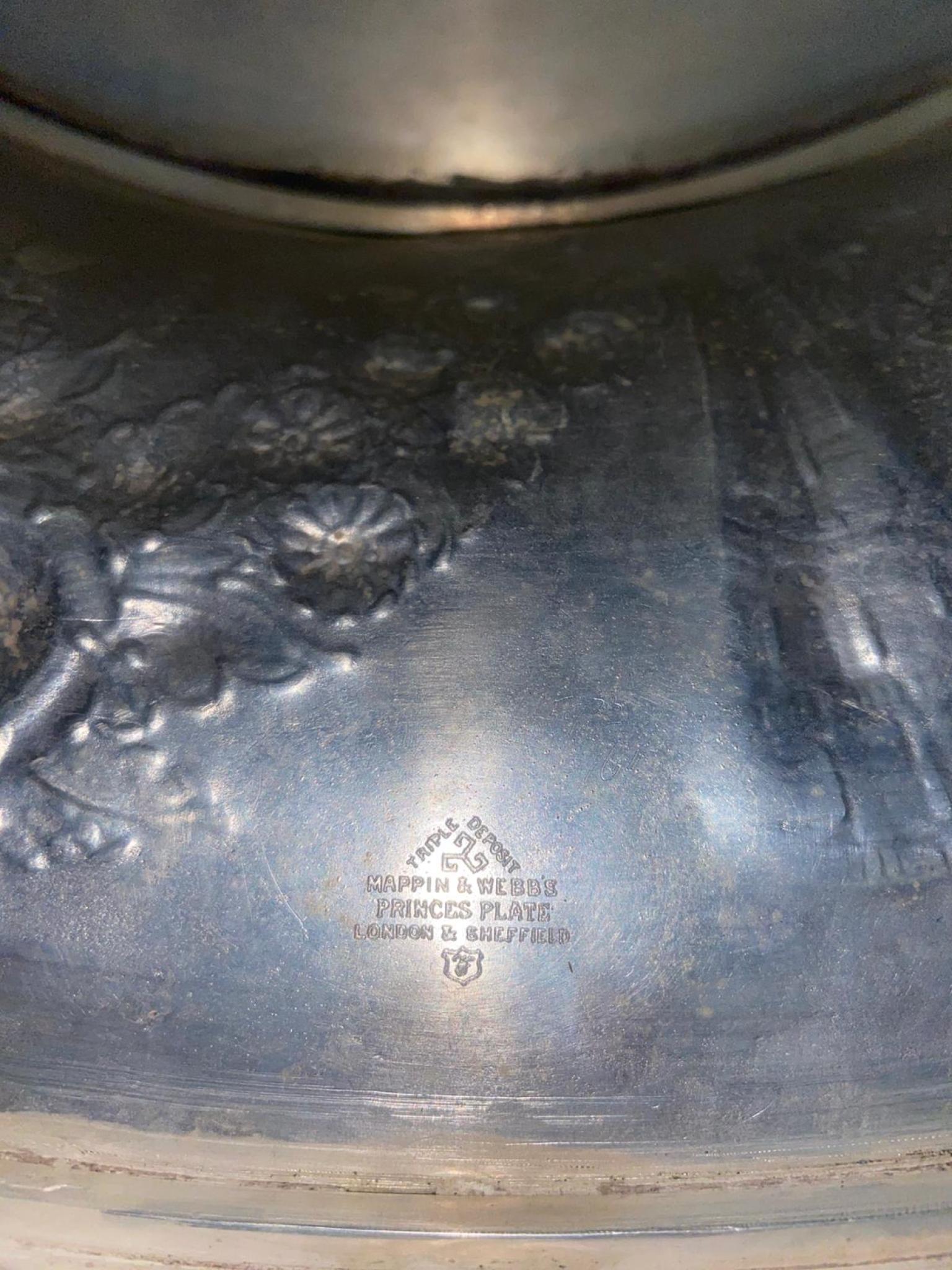 Alzata per torte in argento di epoca edoardiana Sheffield Mappin & Webb in vendita 6