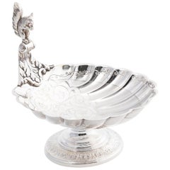 Edwardian Silver Plated Squirrel Dish