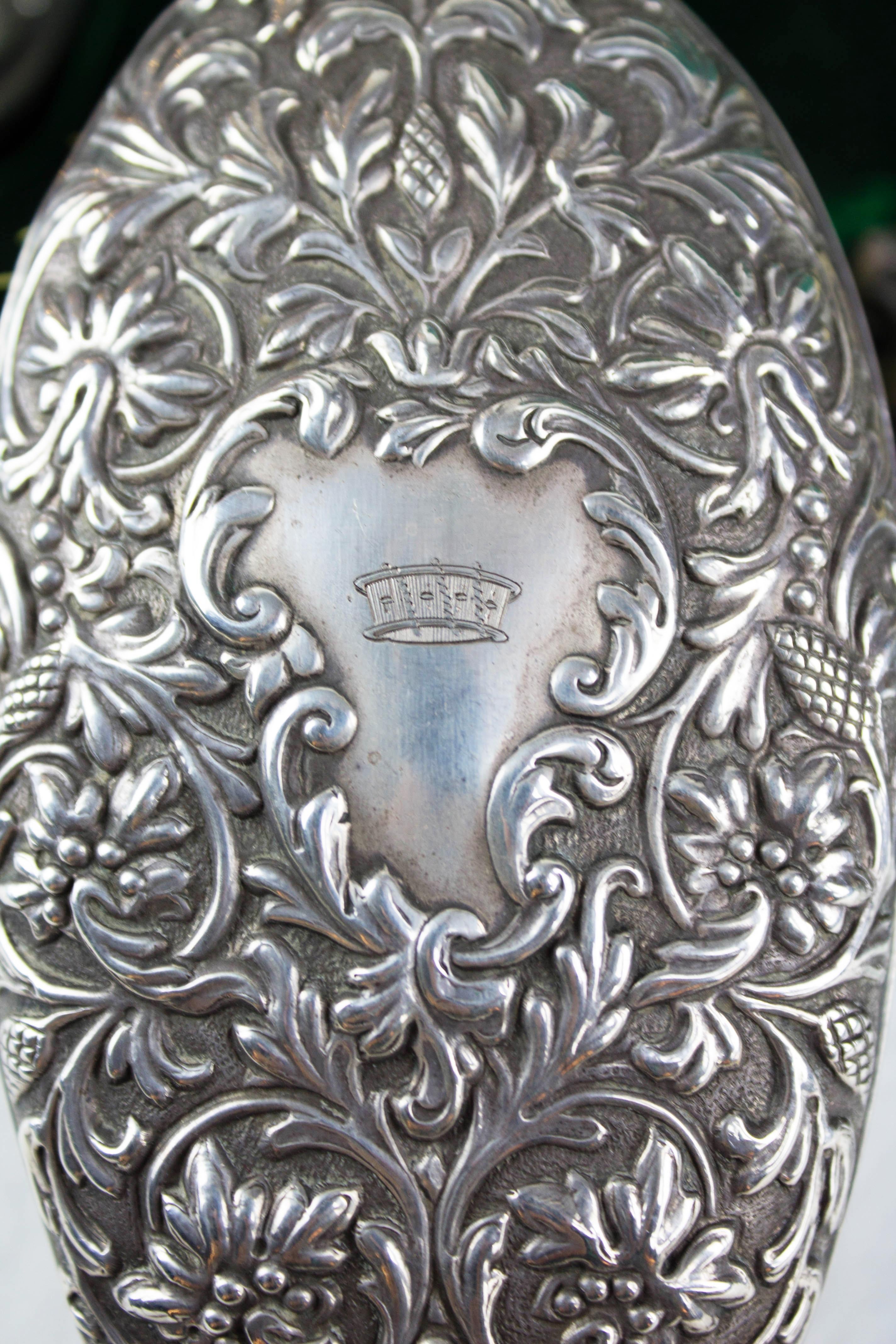 Set aus edwardianischem Silber von Mappin Brothers im Zustand „Gut“ im Angebot in Palermo, IT