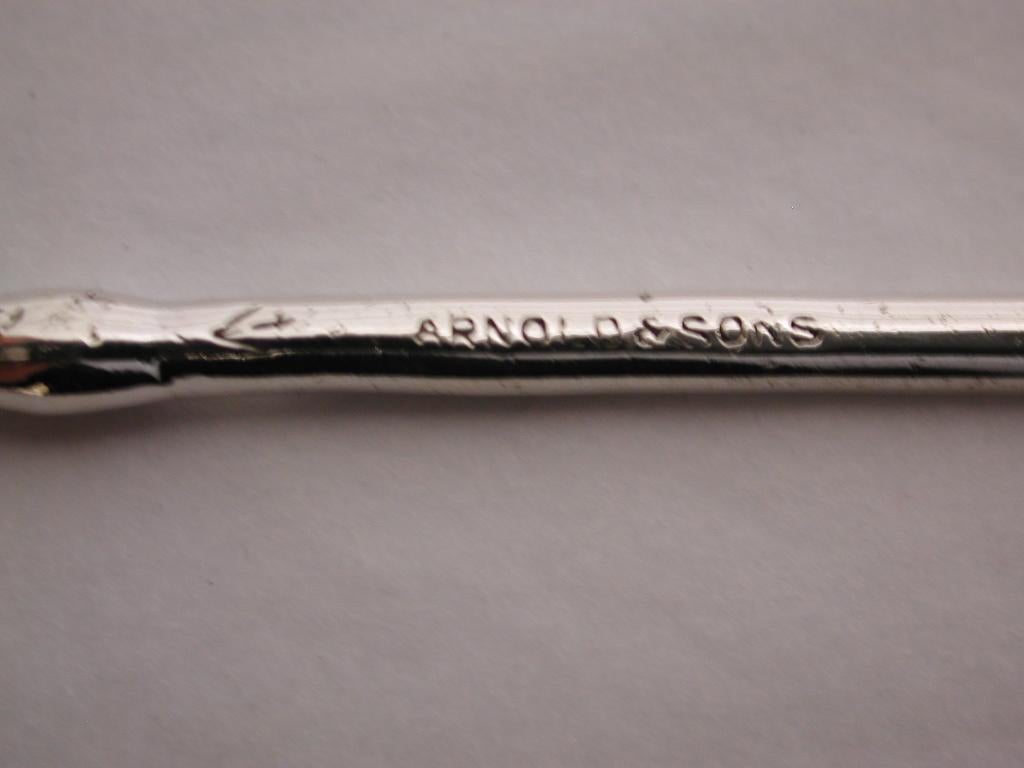 Early 20th Century Edwardian Silver Surgical Grooved Director, circa 1905, Arnold and Sons, London For Sale