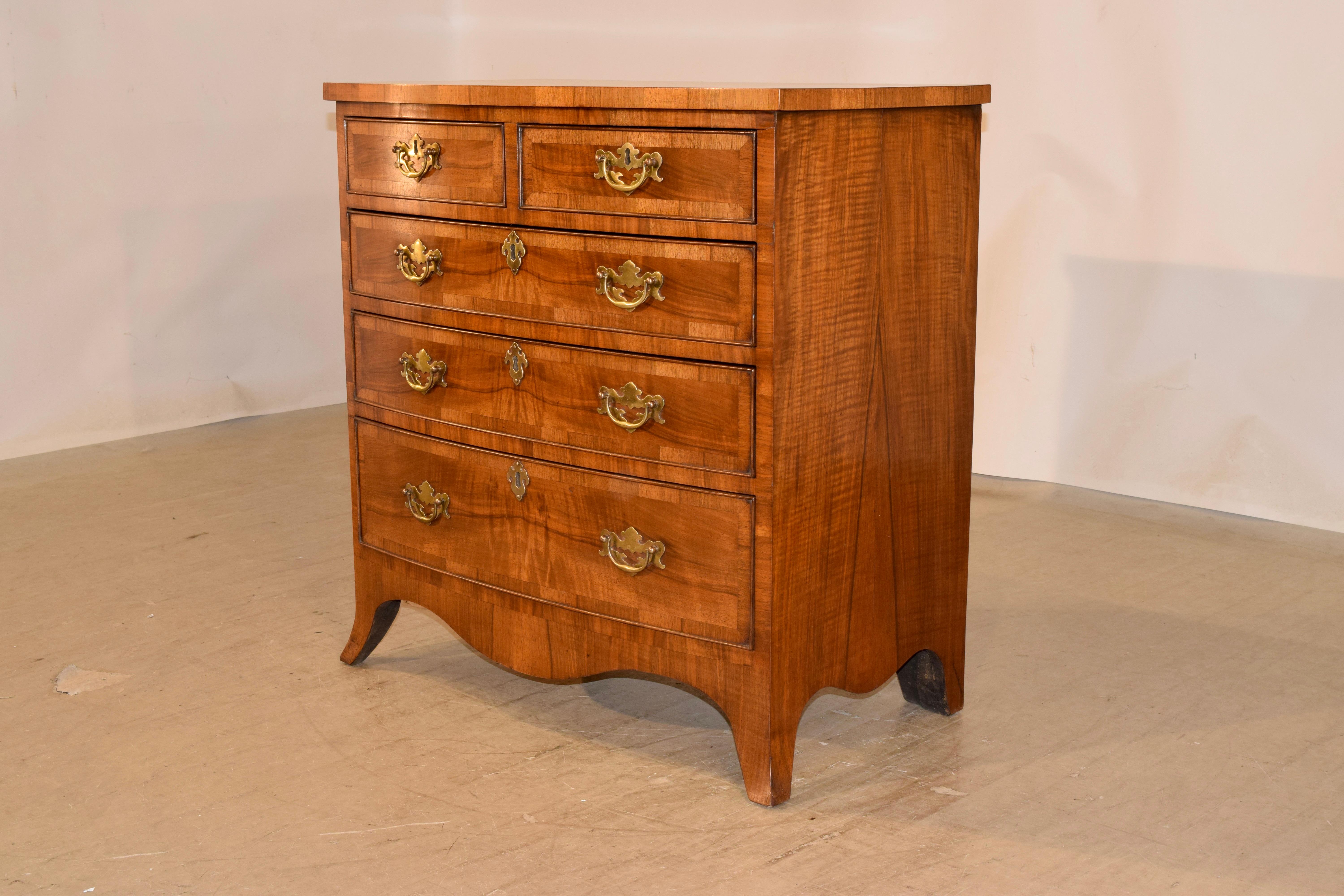 Early 20th Century Edwardian Small English Chest, c. 1920 For Sale