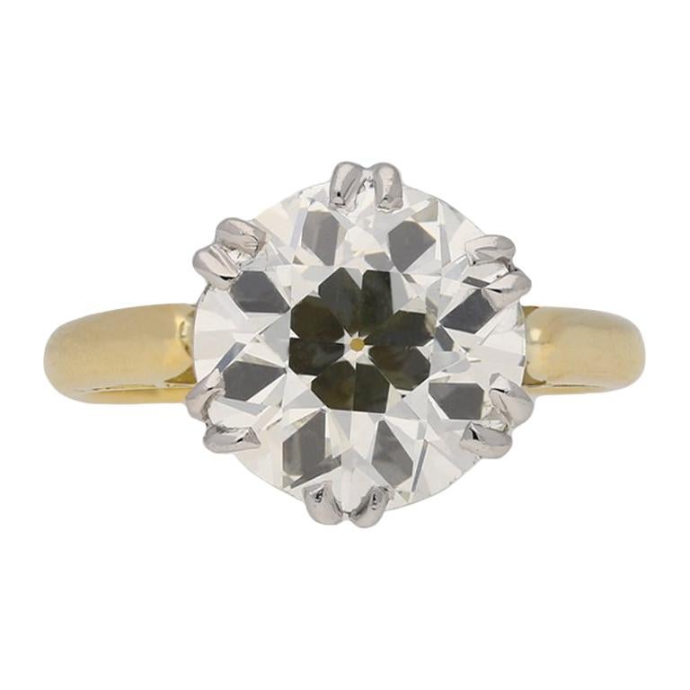 Edwardian Solitaire Diamond Ring, circa 1910
