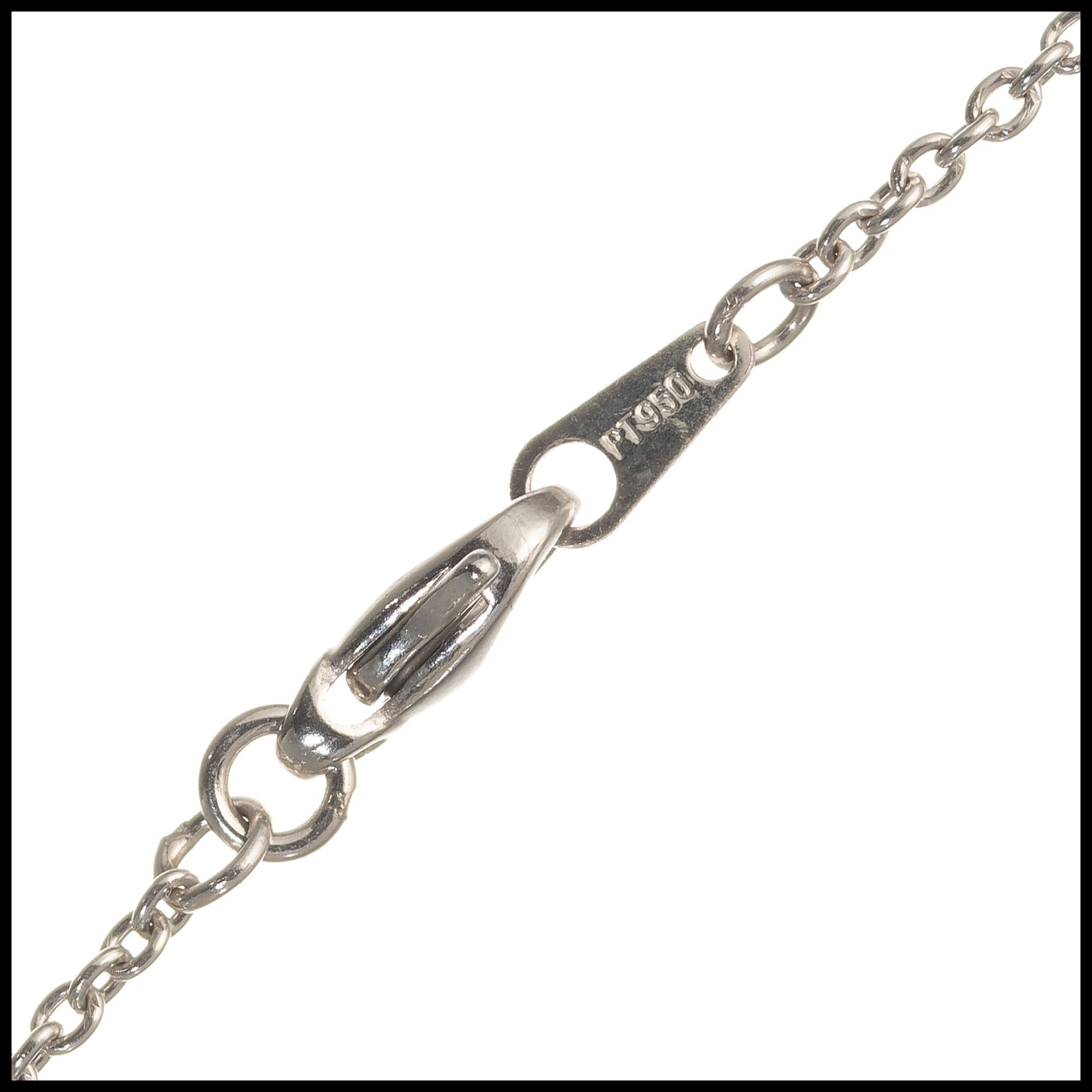 Collier pendentif édouardien en platine avec perles baroques des mers du Sud et diamants pavés Excellent état - En vente à Stamford, CT