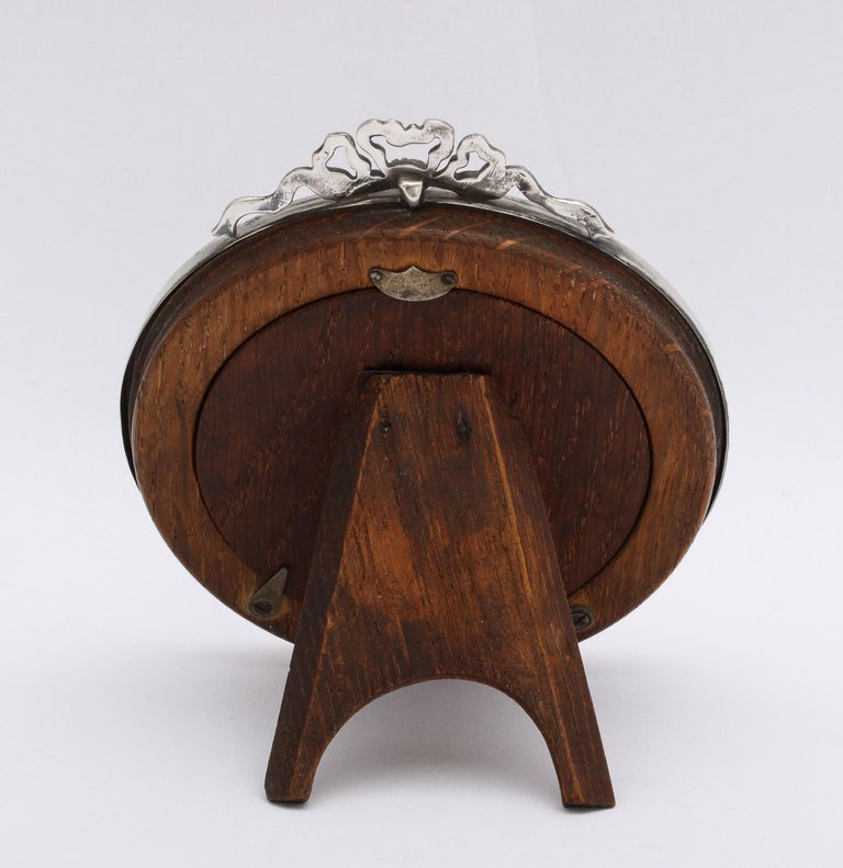 Edwardian Sterling Picture Frame with Wood Back, Charles S. Green Co