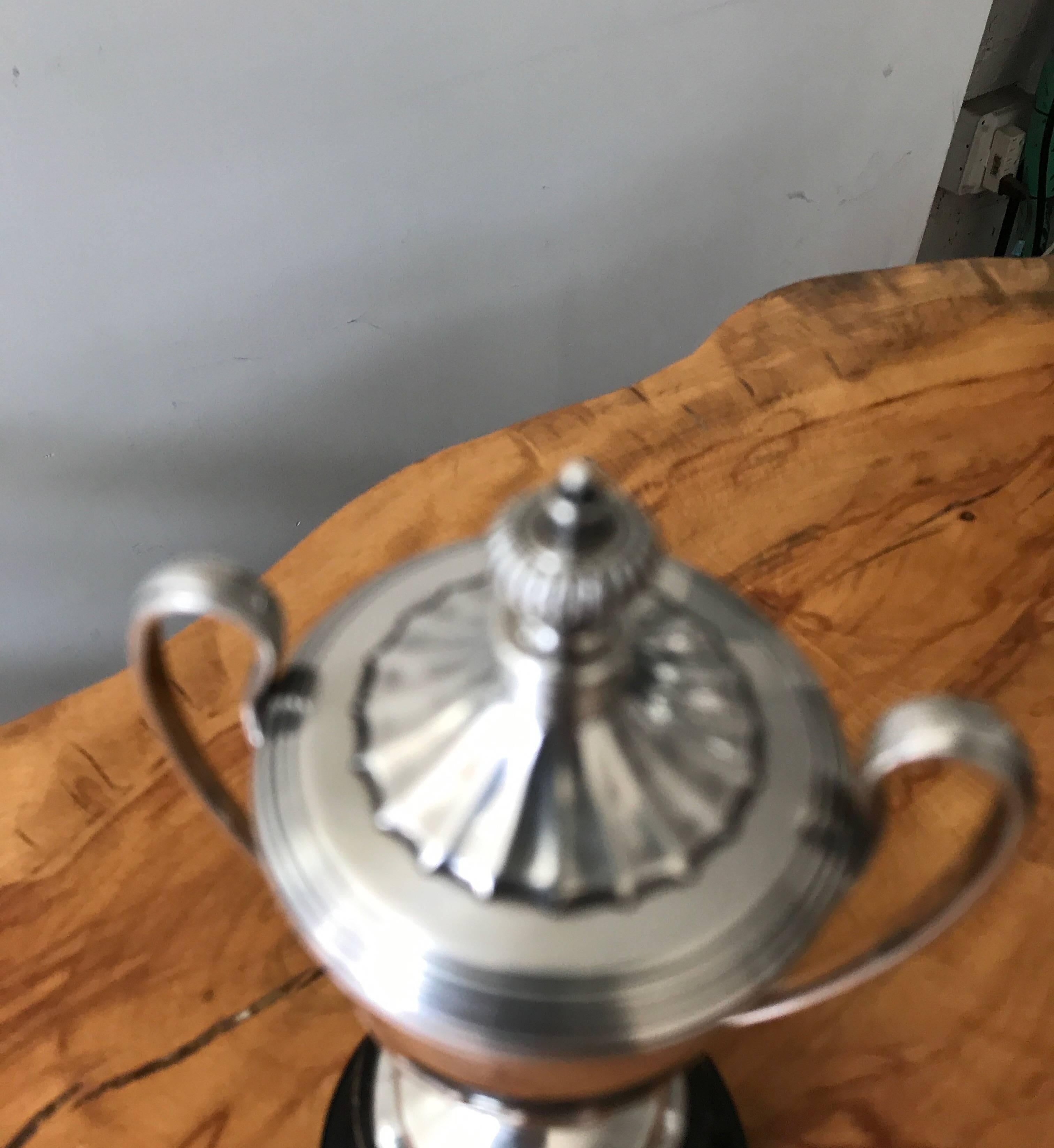 Early 20th Century Edwardian Sterling Silver 1920s Trophy Presentation Cup