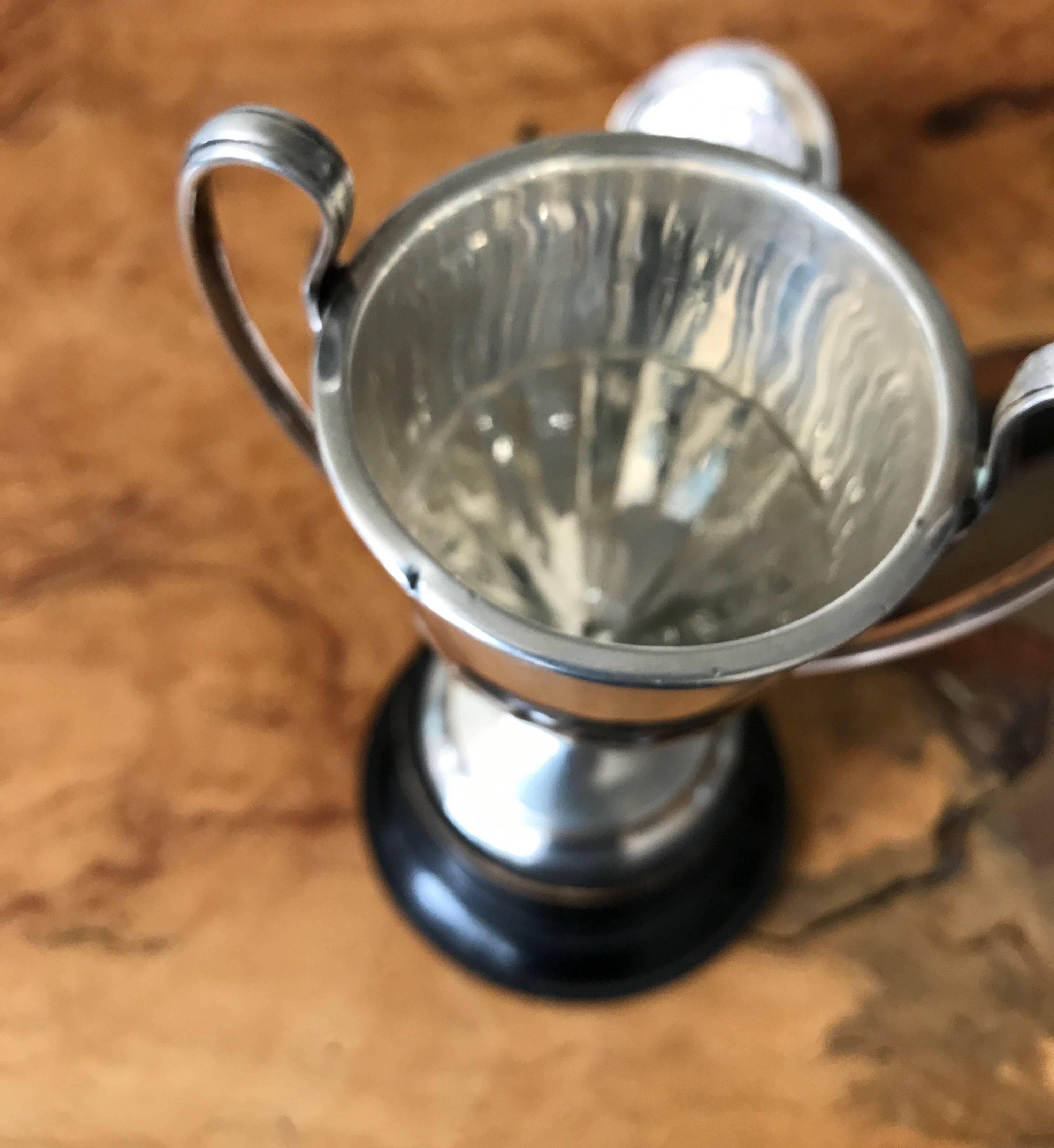 Edwardian Sterling Silver 1920s Trophy Presentation Cup 4