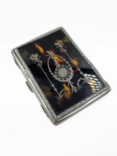 Edwardian Sterling Silver and Tortoiseshell Vanity Case – London, 1910