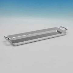 Edwardian Sterling Silver Bar Tray, Heath & Middleton, London, 1904
