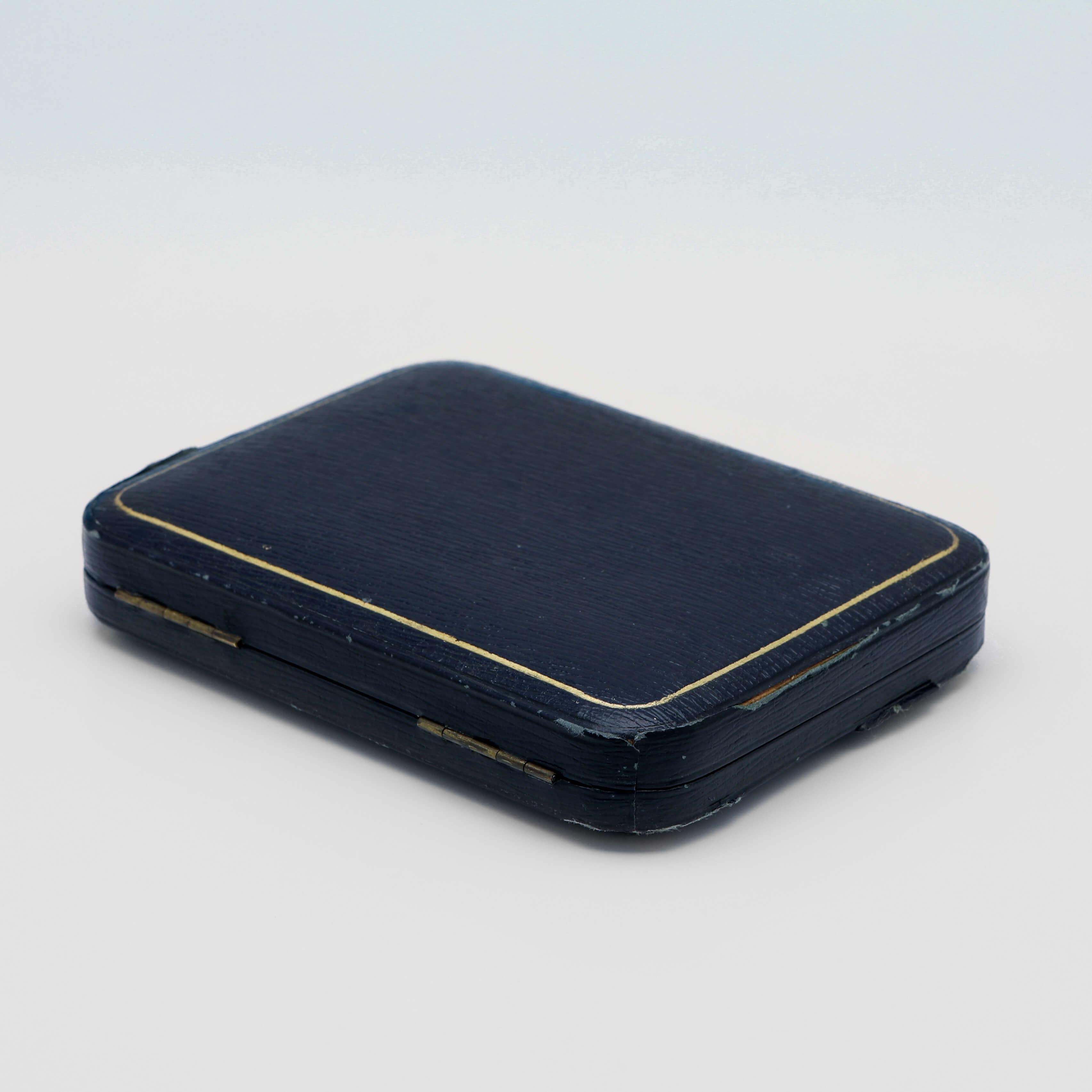 Estuche eduardiano de plata de ley - George Unite - 1905 Plata esterlina en venta