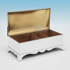 1904 Sterling Silver Cigar Casket – A Gentleman’s Edwardian Essential