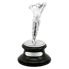 Edwardian Sterling Silver Football Presentation Trophy