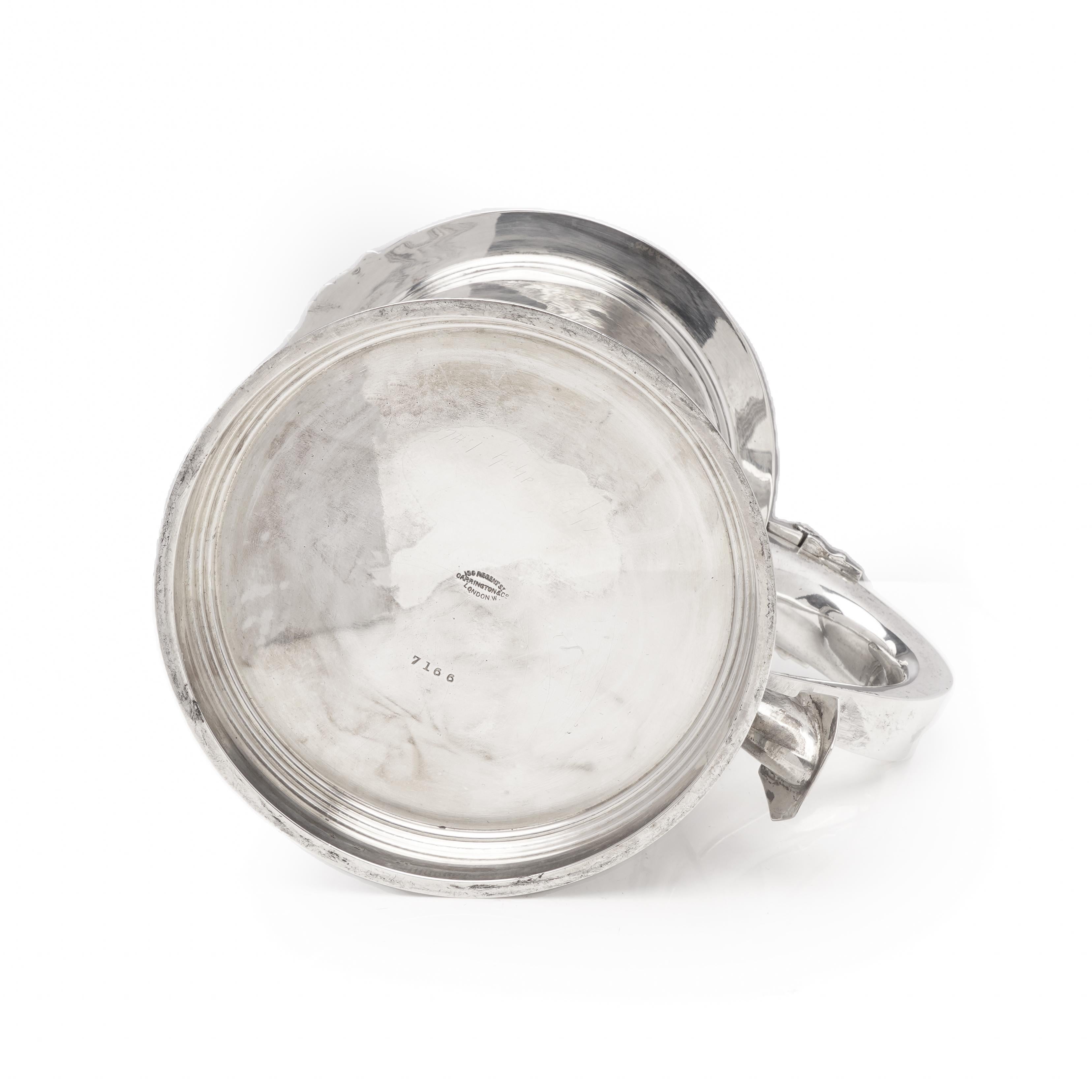Jarra grande eduardiana de plata de ley, 1912 principios del siglo XX en venta