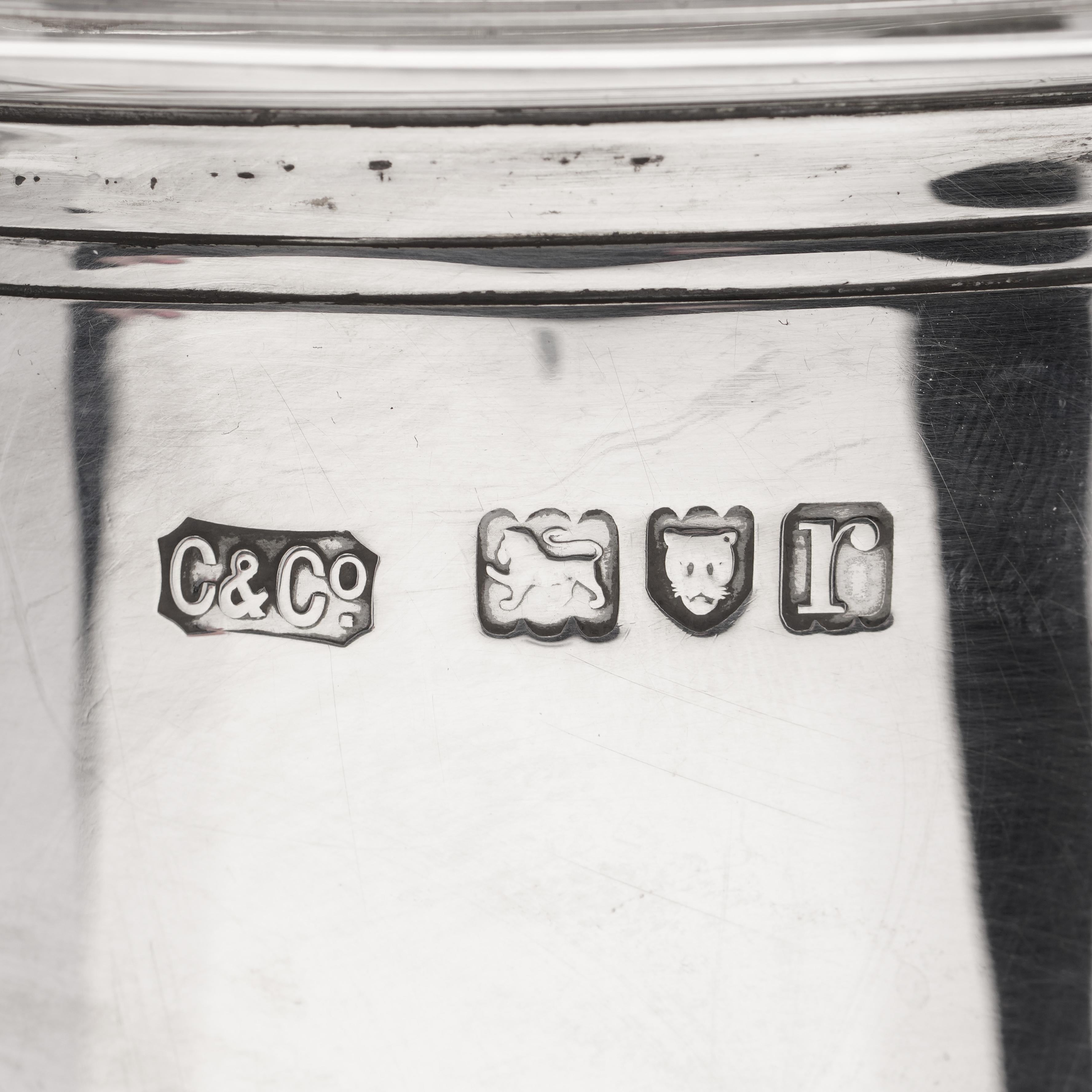 Jarra grande eduardiana de plata de ley, 1912 en venta 1