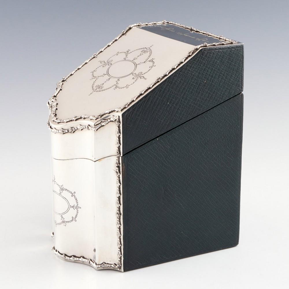 Edwardian Sterling Silver Playing Cards Box, London, 1909 In Good Condition In Forest Row, East Sussex