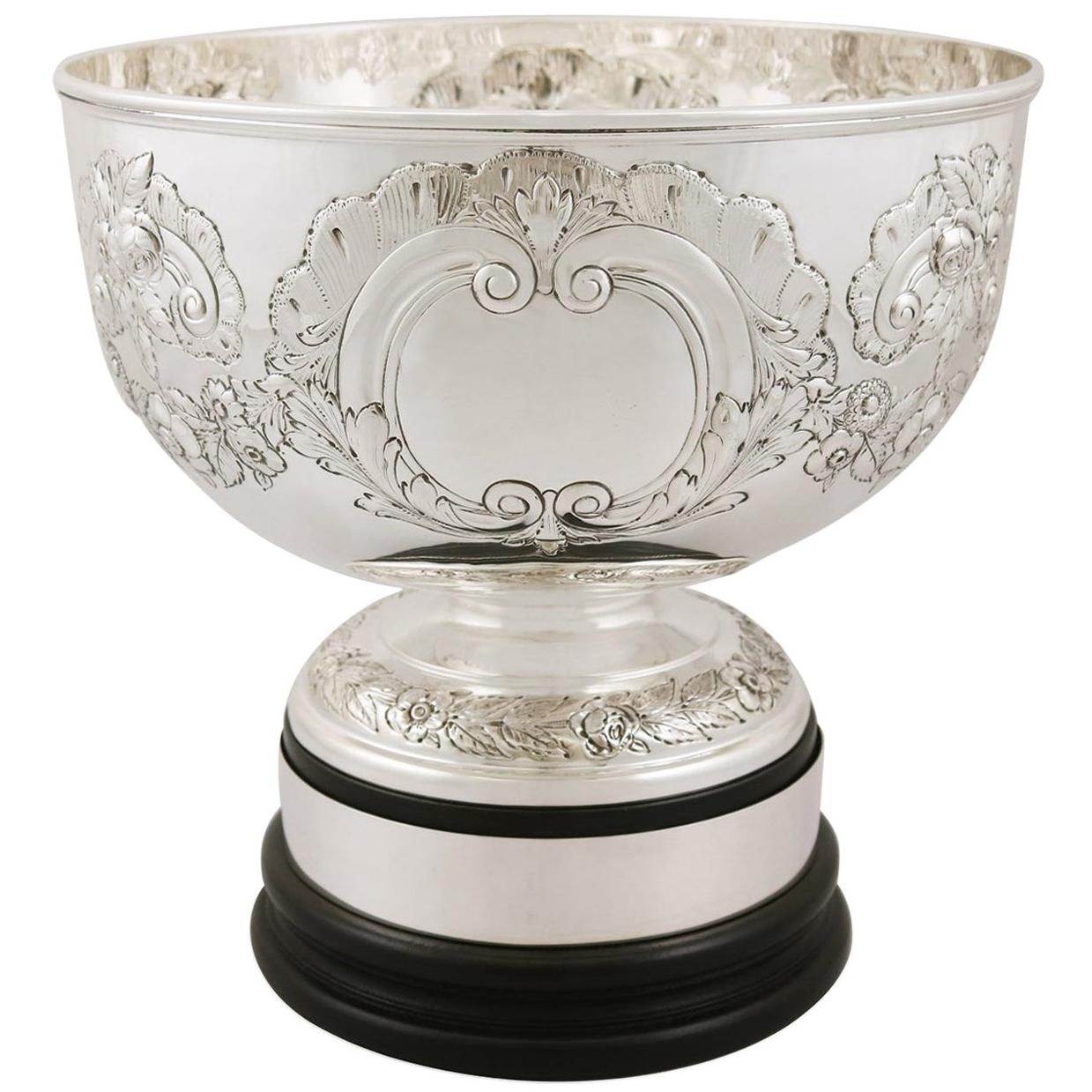 Edwardian Sterling Silver Presentation Bowl