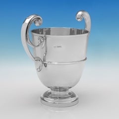 Edwardian Sterling Silver Two-Handled Cup by Lambert & Co, 1904
