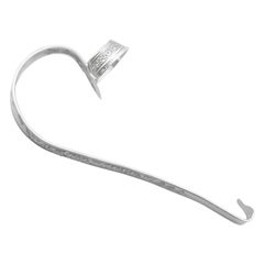Edwardian Sterling Silver Wine Bottle Holder Handle